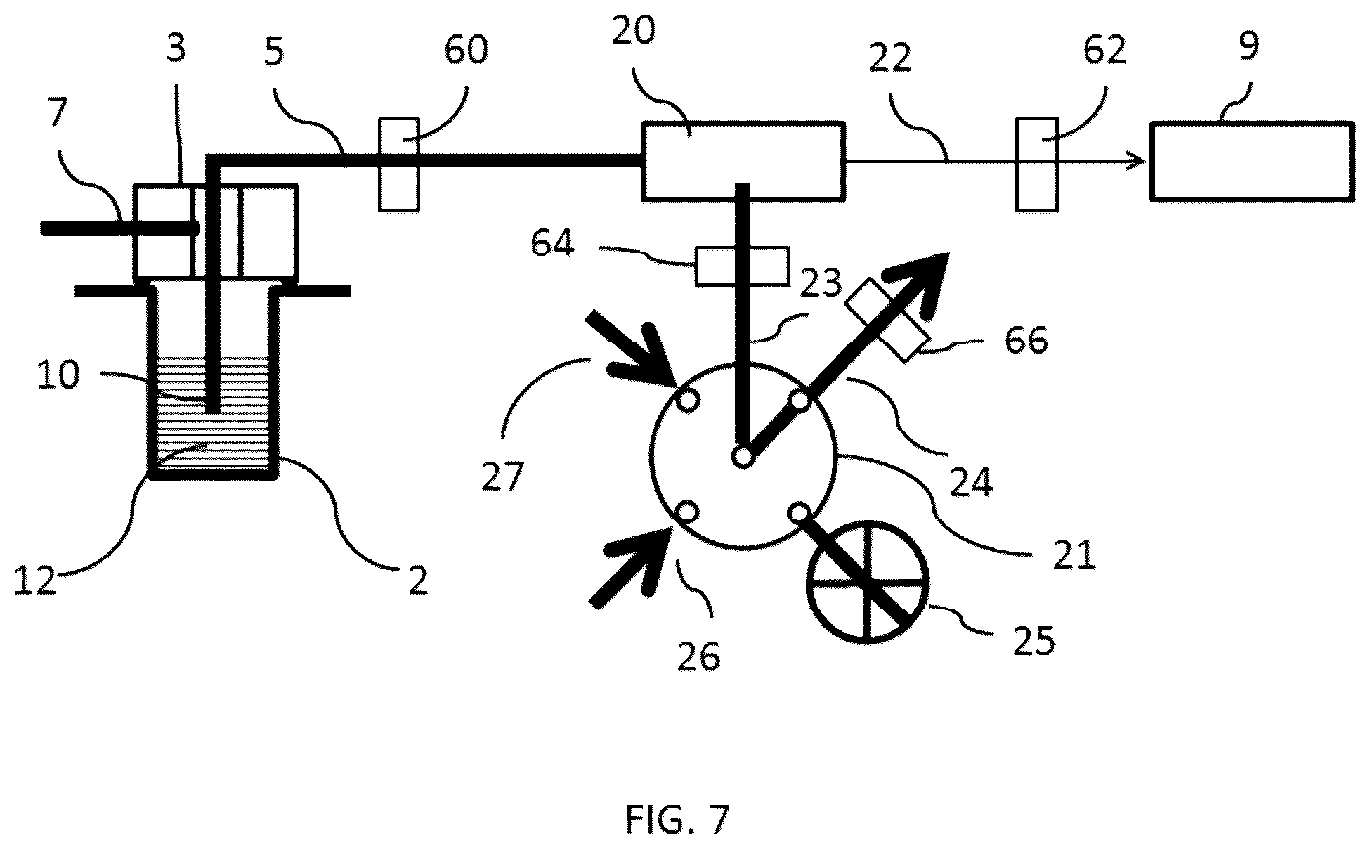 Patent US11815438 Figure 7 – Pressure controlled fluid sampler and method