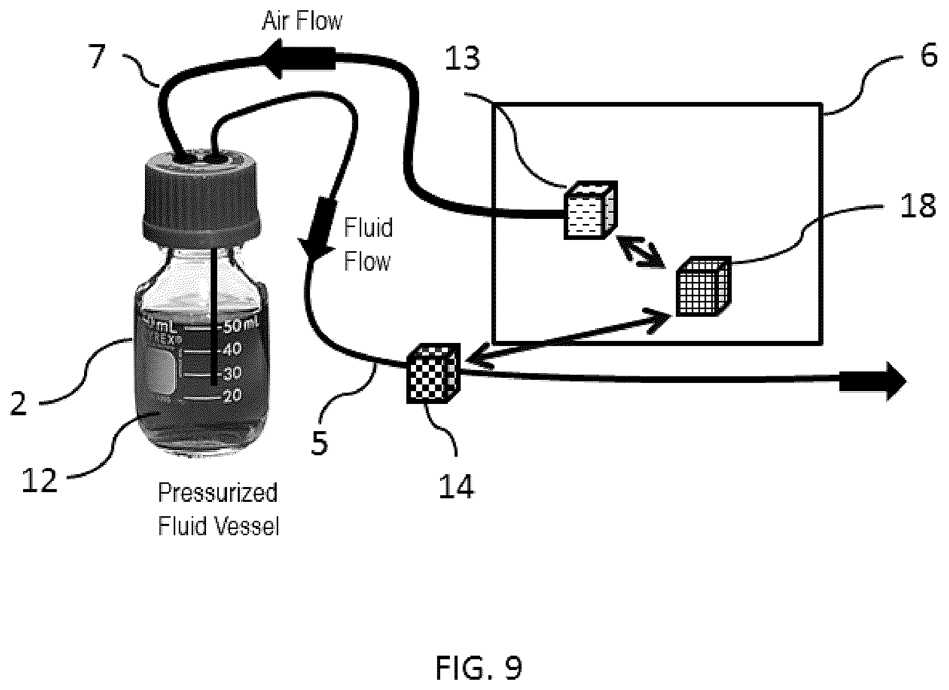Patent US11815438 Figure 9 – Pressure controlled fluid sampler and method