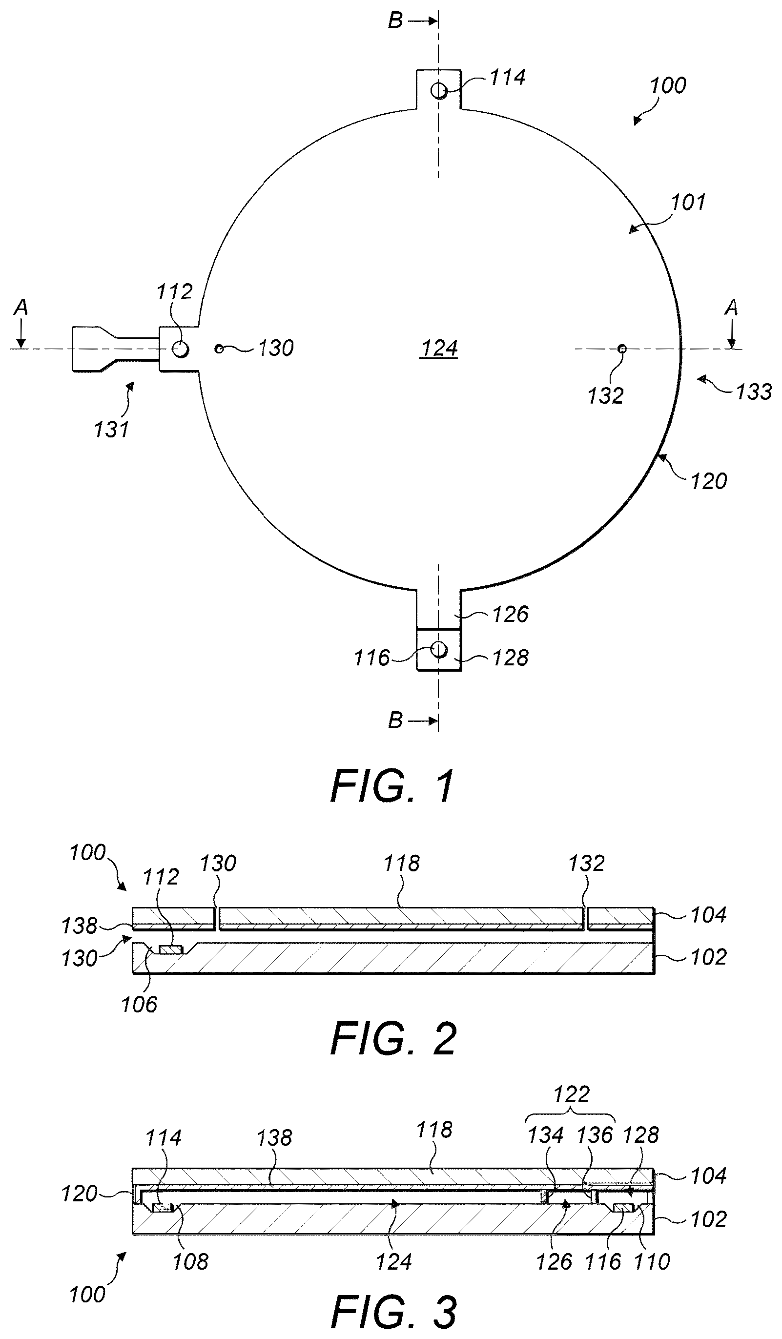 Patent US11815452 Figure 1 – Gas sensor device and method of manufacturing the same
