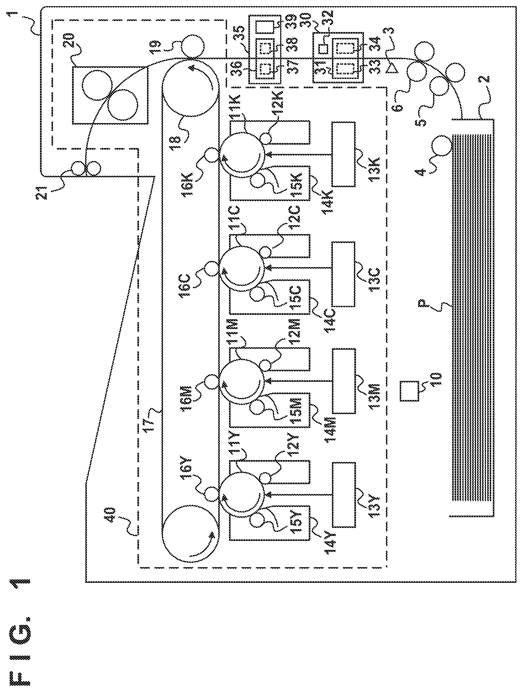 Patent US11815453 Figure 1 – Moisture detecting apparatus for recording material and image forming apparatus