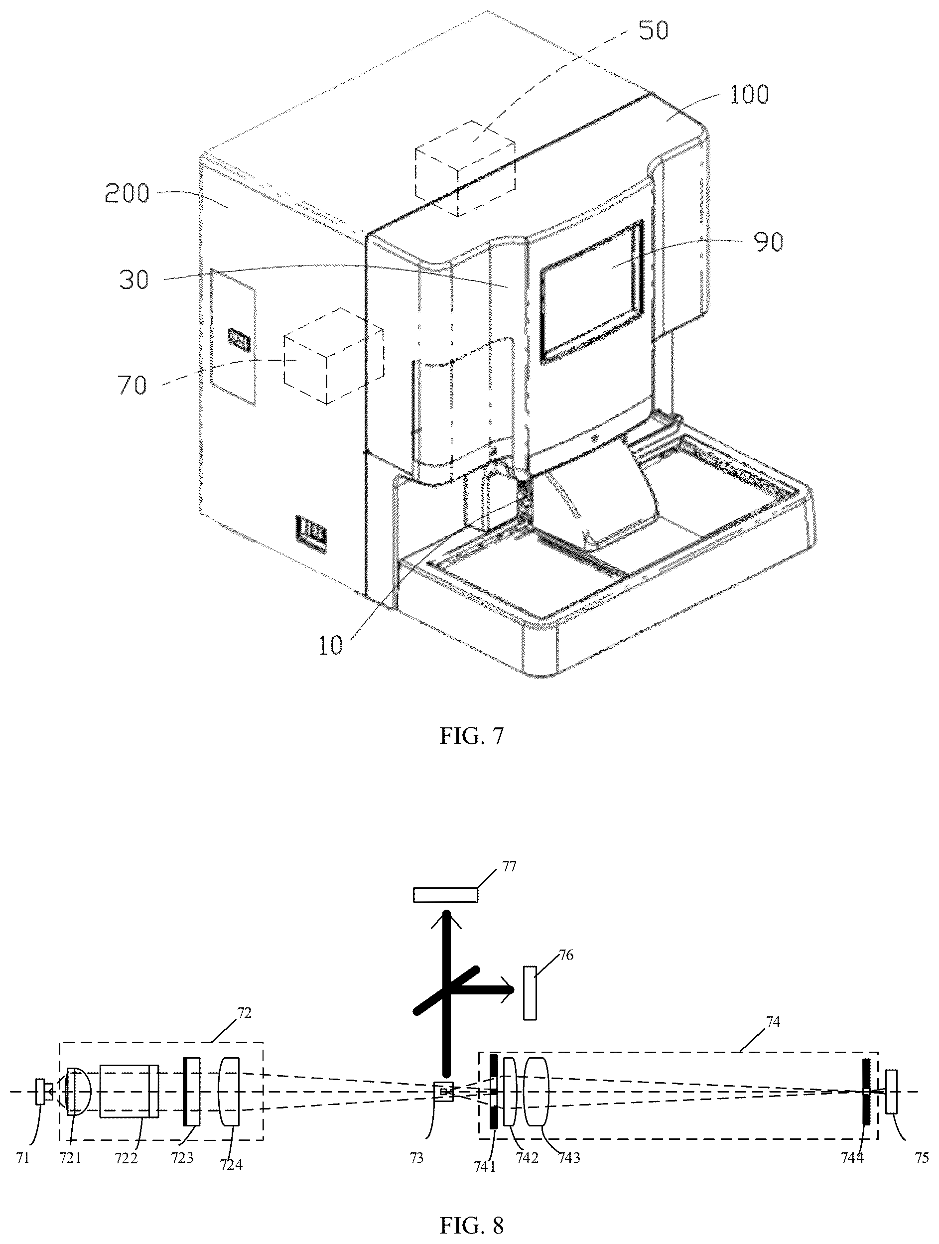 Patent US11815459 Figure 5 – Optical detection system, blood cell analyzer, and platelet detection method
