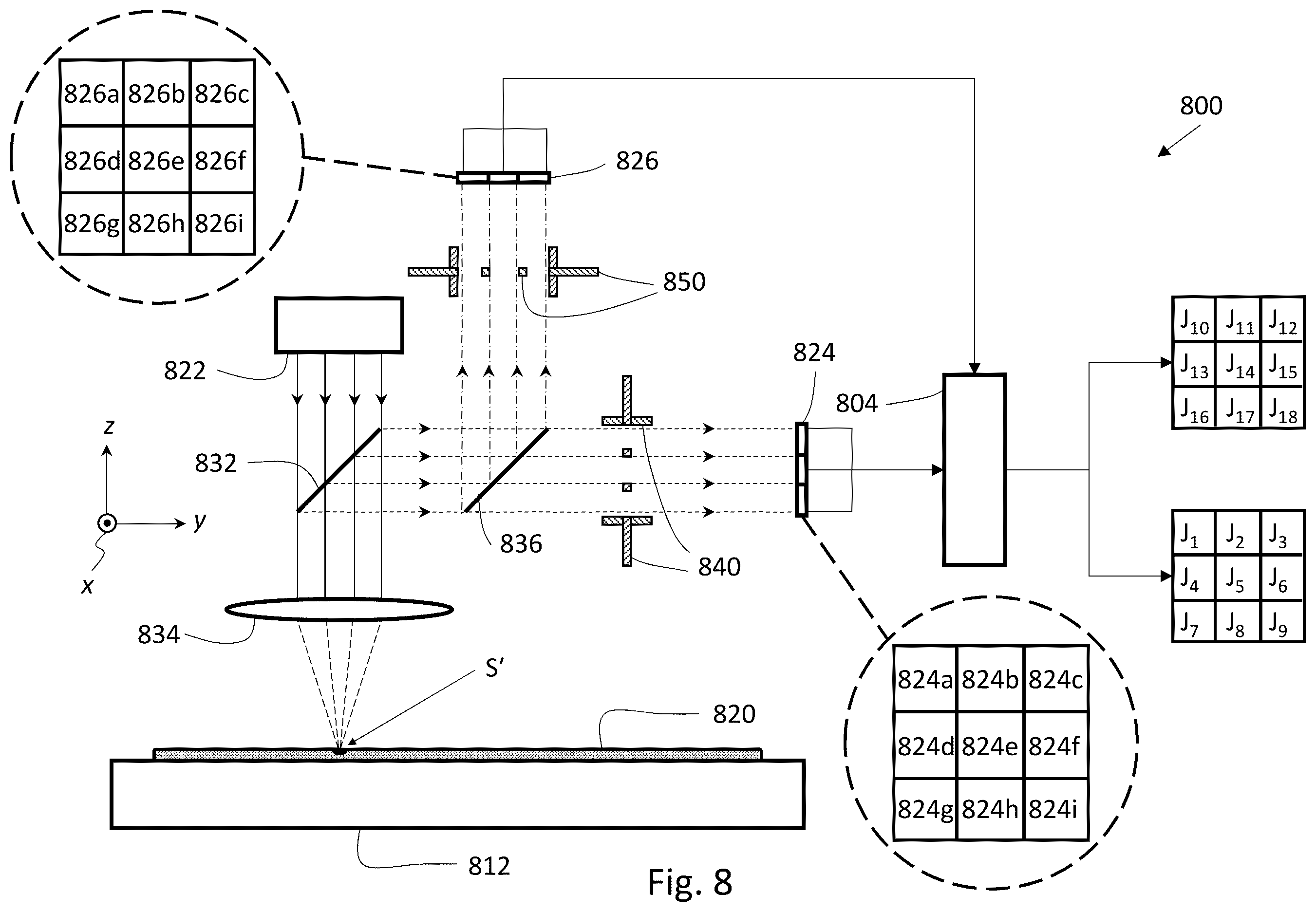 Patent US11815470 Figure 7 – Multi-perspective wafer analysis