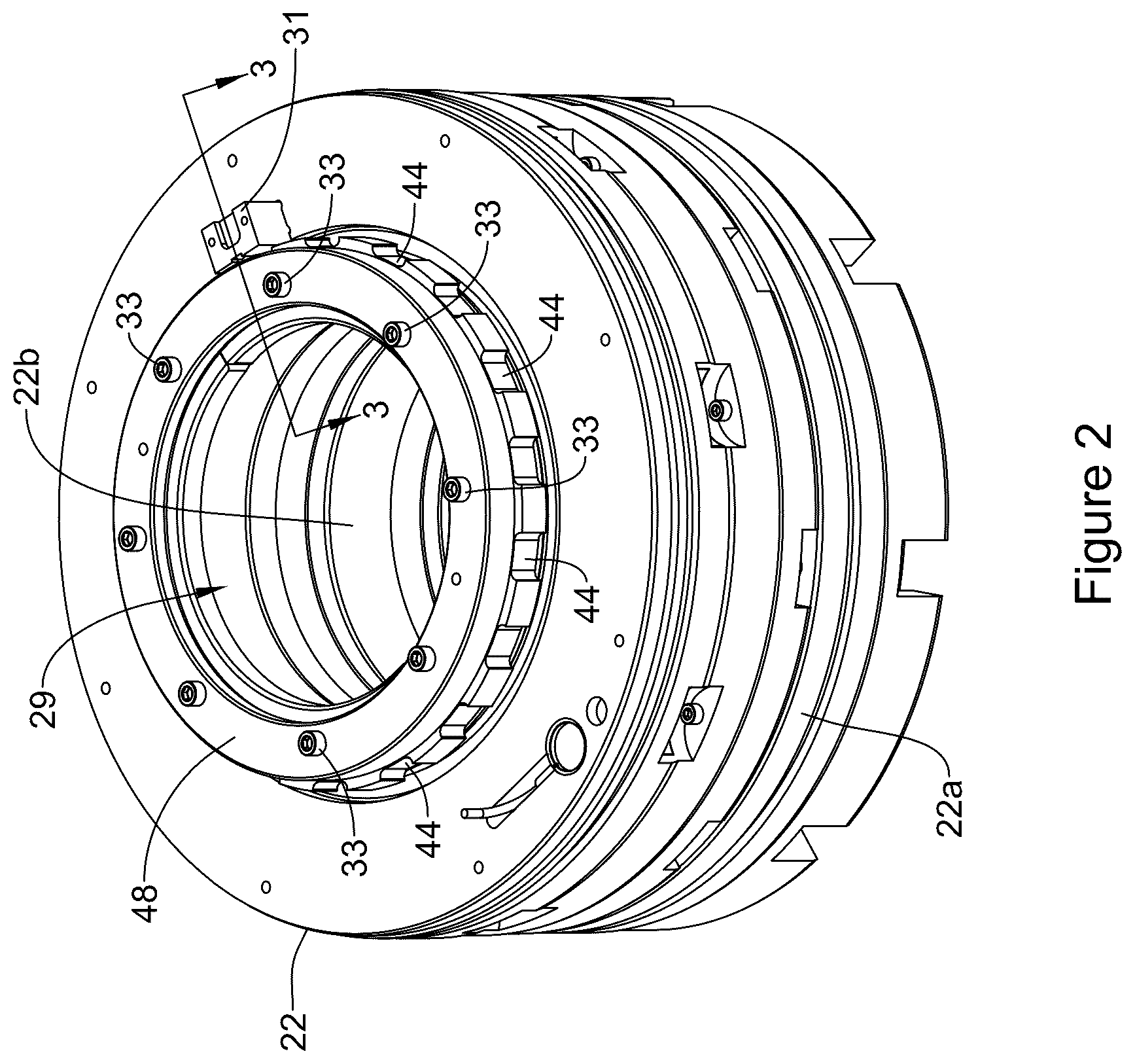 Patent US11815491 Figure 2 – Mechanical seal with sensor