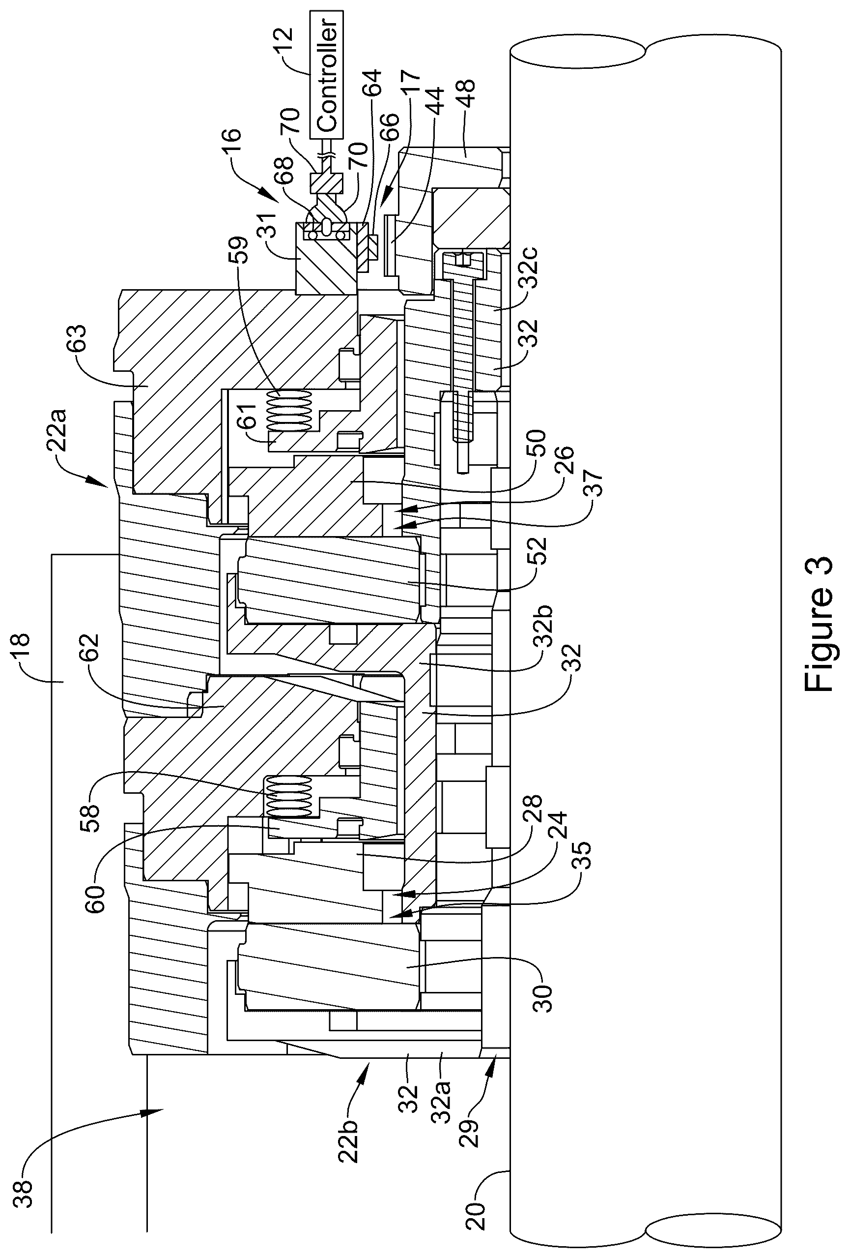 Patent US11815491 Figure 3 – Mechanical seal with sensor