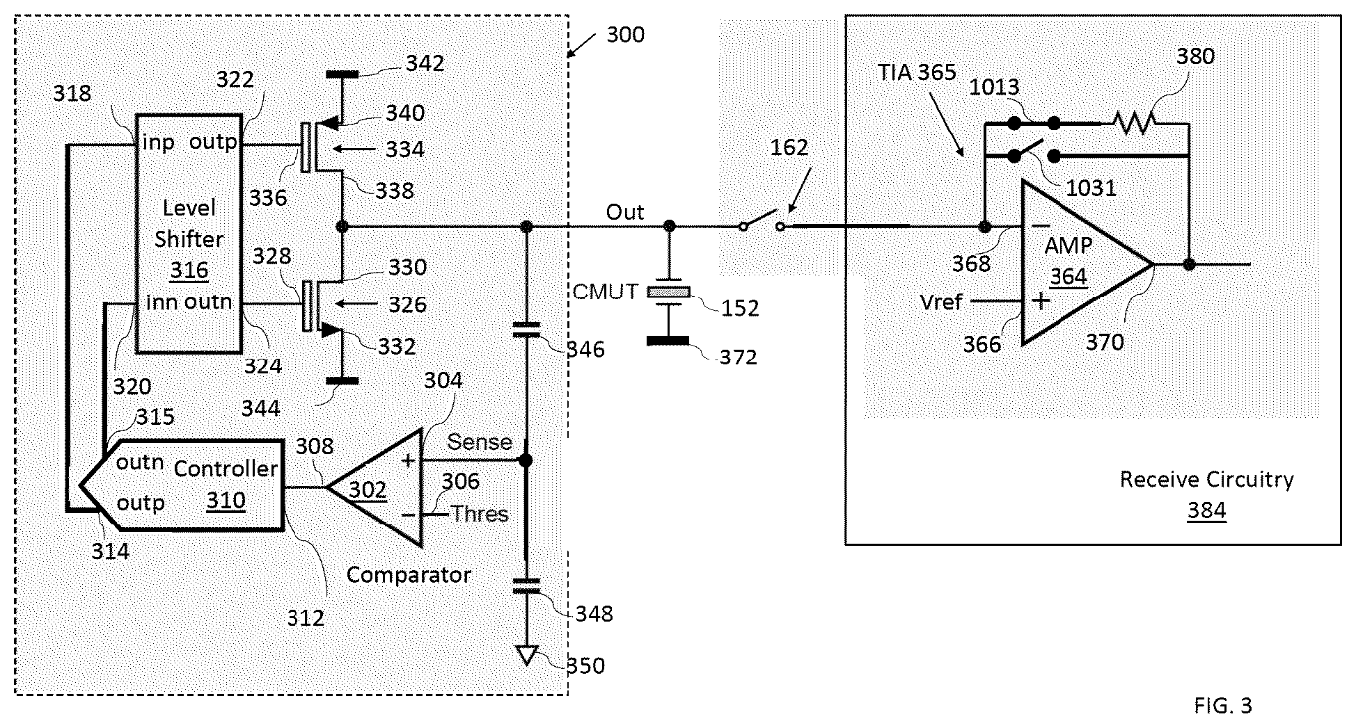 Patent US11815492 Figure 2 – Methods and circuitry for built-in self-testing of circuitry and/or transducers in ultrasound devices