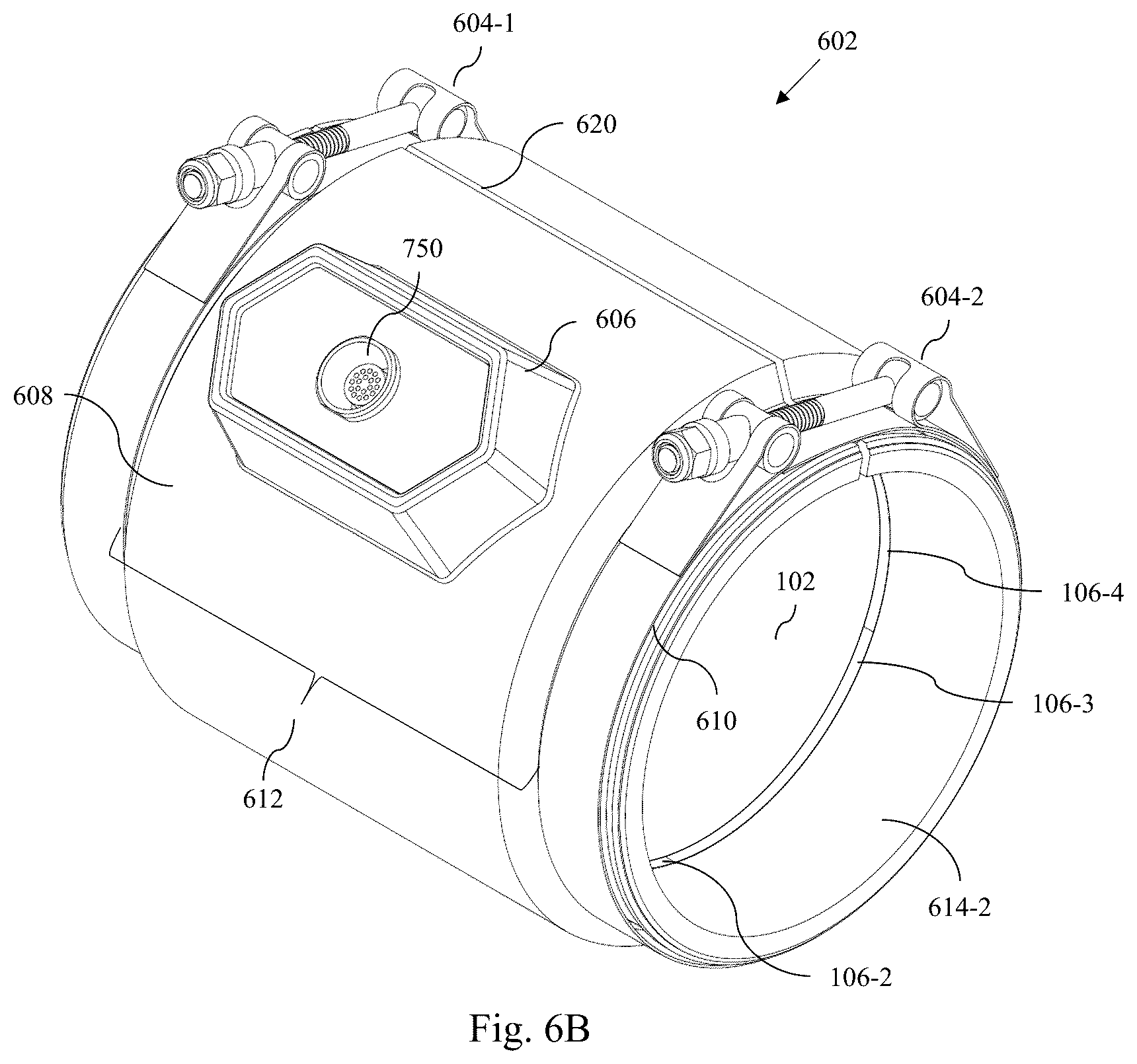 Patent US11815494 Figure 18 – Flexible magnetostrictive guided wave pipe inspection system with integrated magnets