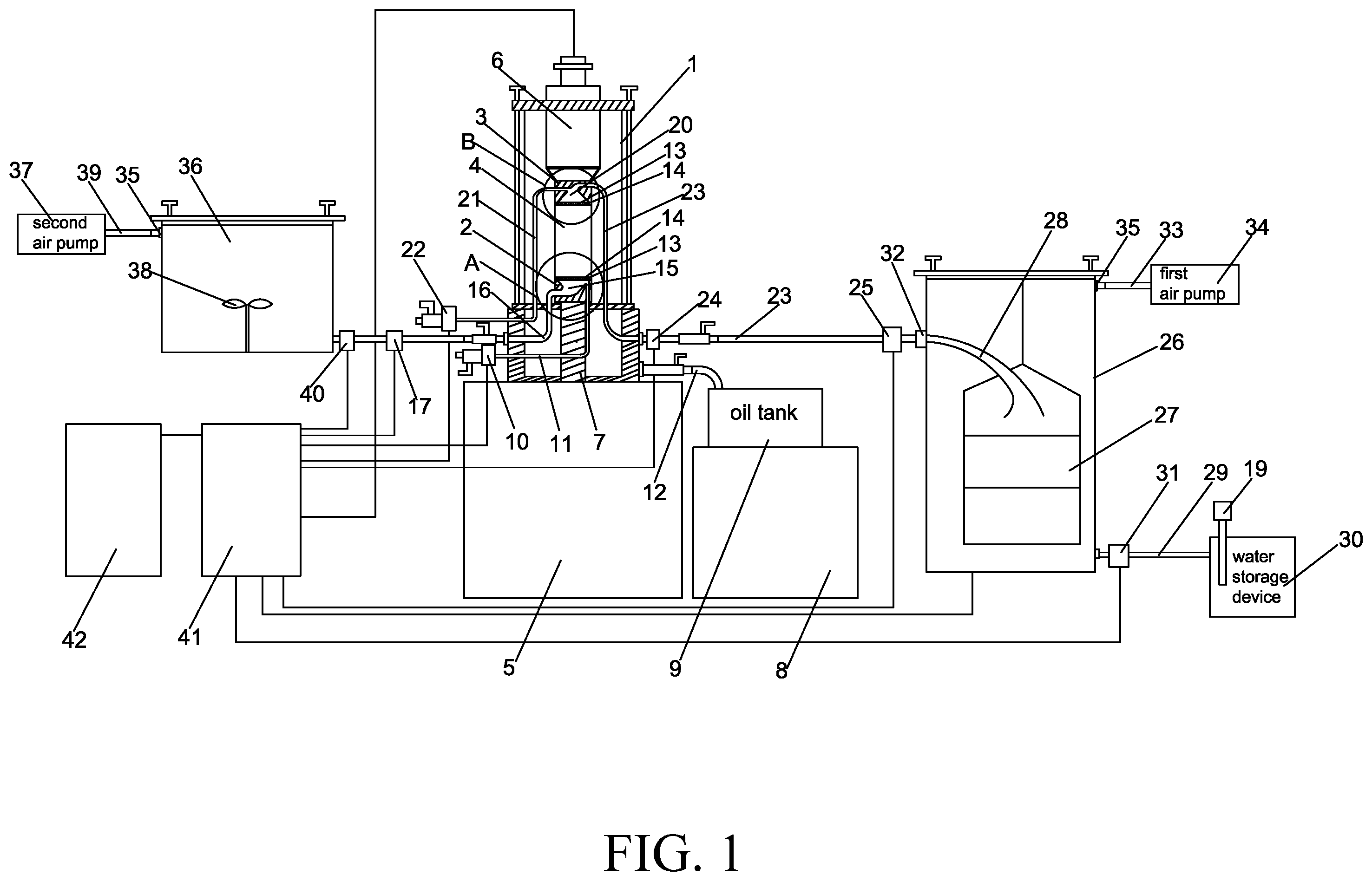 Patent US11815497 Figure 1 – Triaxial test apparatus for measuring eroded soil particle under action of seepage force