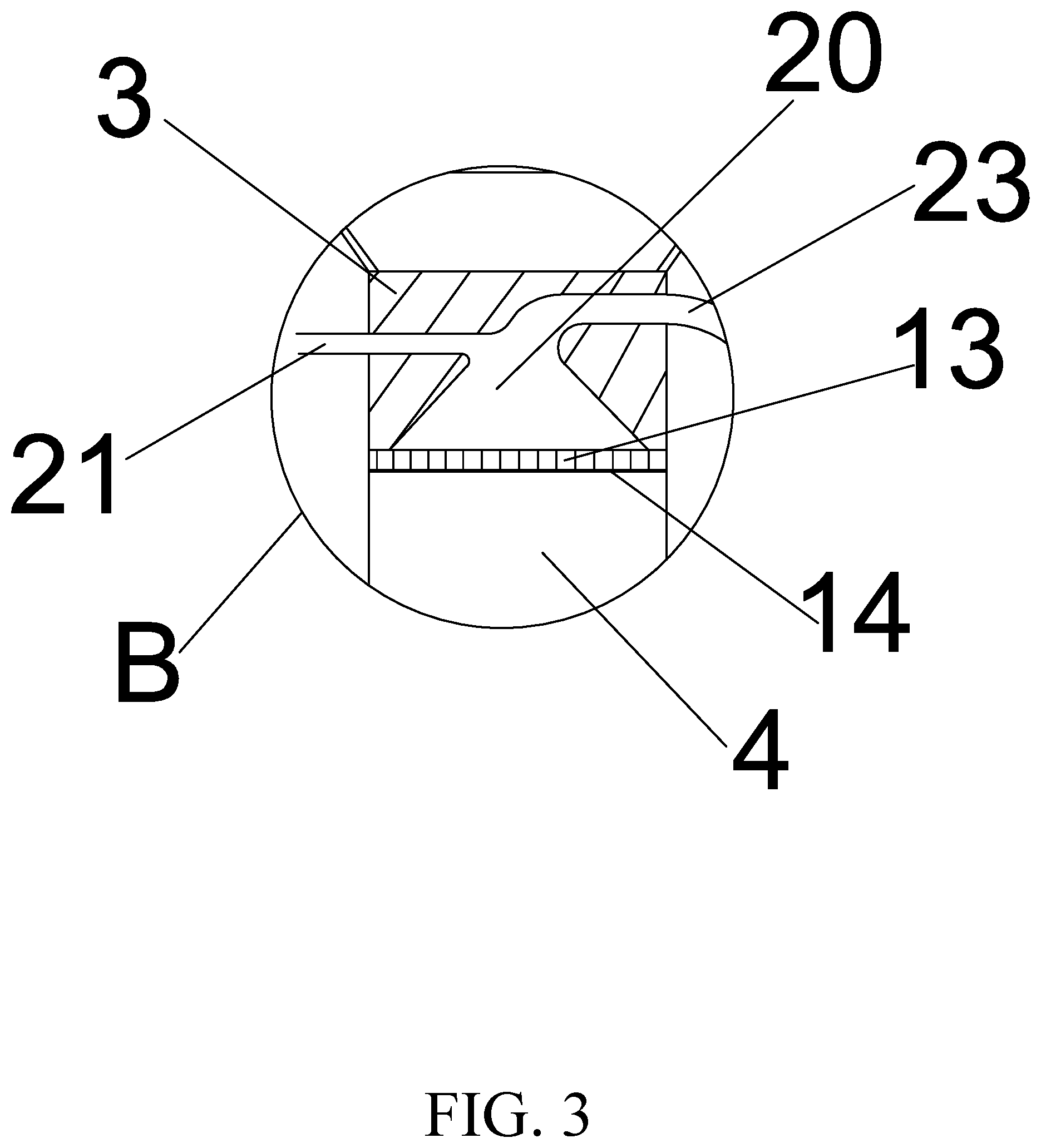 Patent US11815497 Figure 3 – Triaxial test apparatus for measuring eroded soil particle under action of seepage force