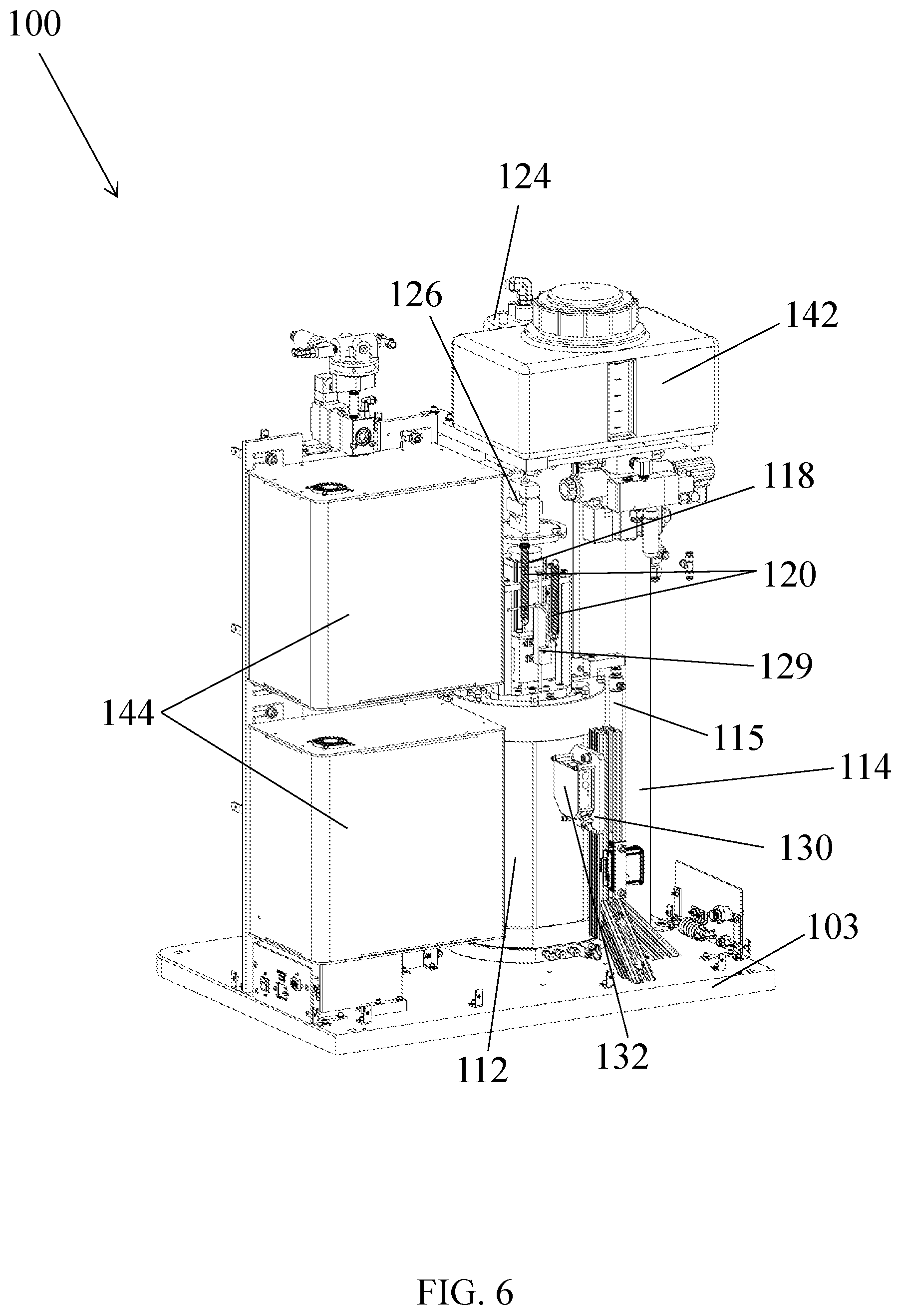 Patent US11815499 Figure 6 – Resonant column device for soil testing