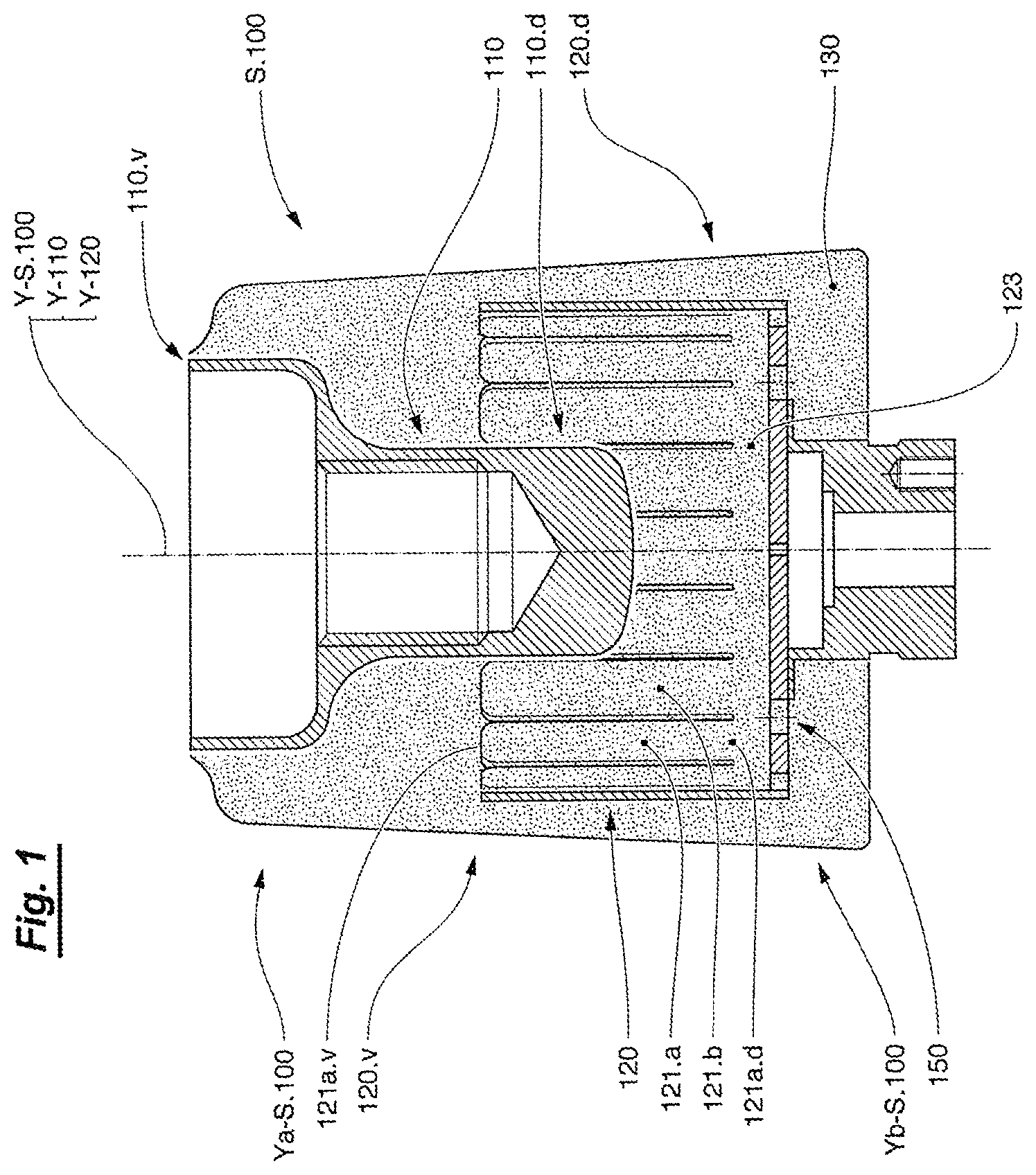 Patent US11815529 Figure 1 – Constructive system regarding a capacitive sensor
