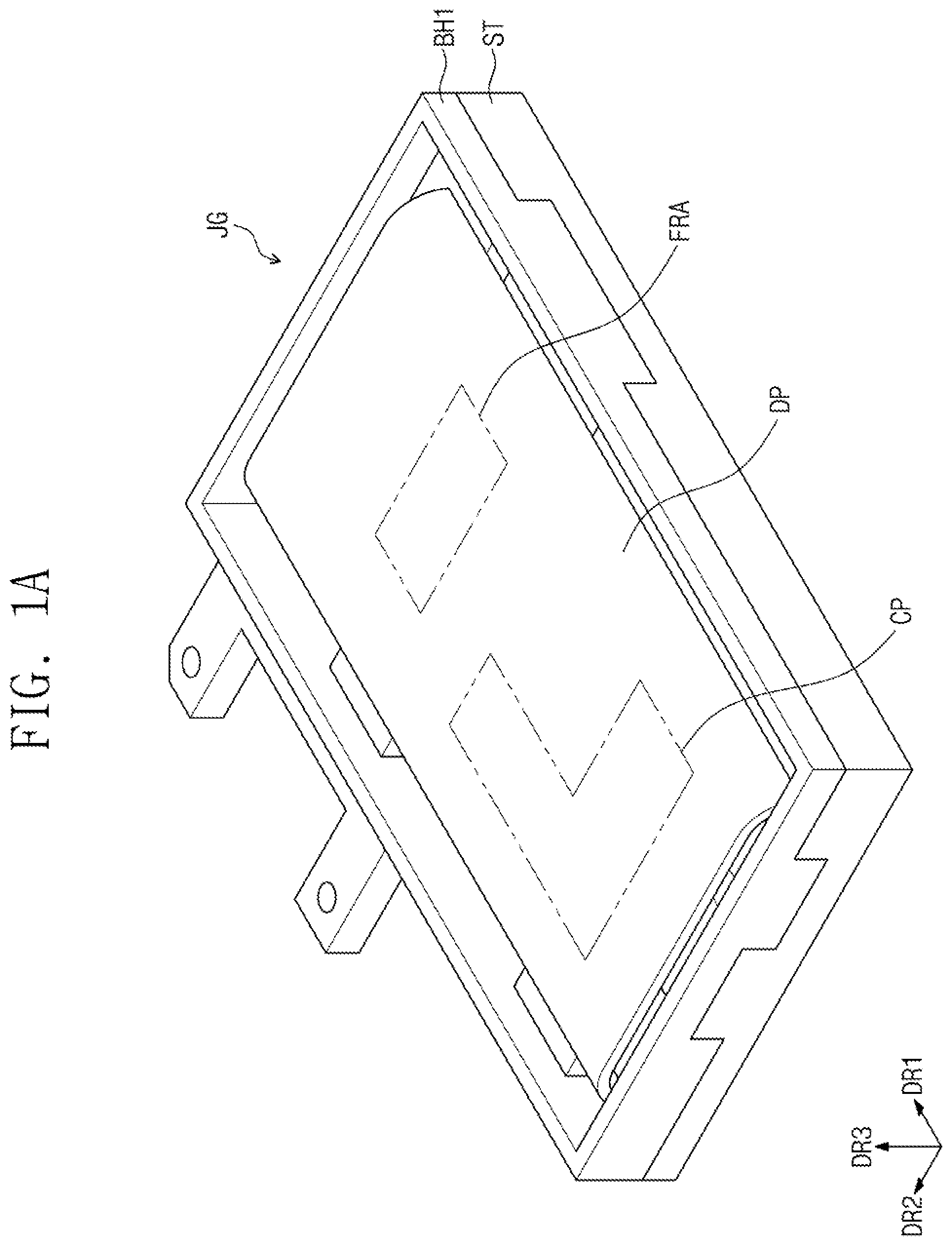 Patent US11815544 Figure 1 – Jig for inspection of display panel