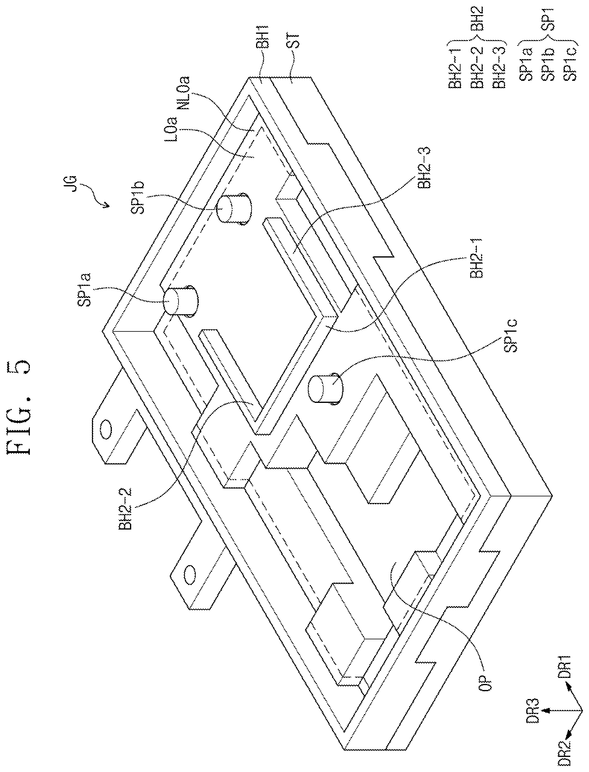 Patent US11815544 Figure 6 – Jig for inspection of display panel