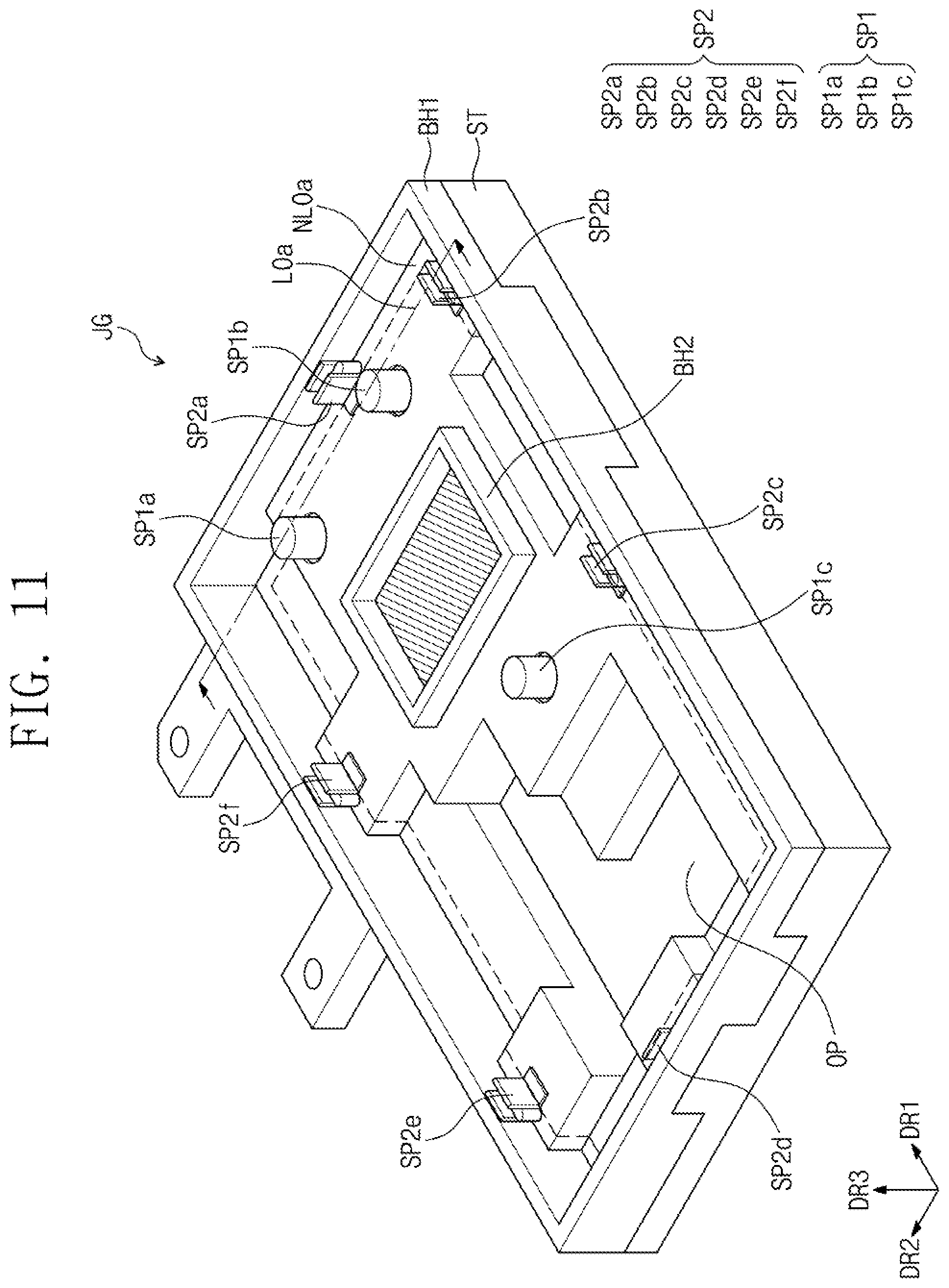 Patent US11815544 Figure 12 – Jig for inspection of display panel