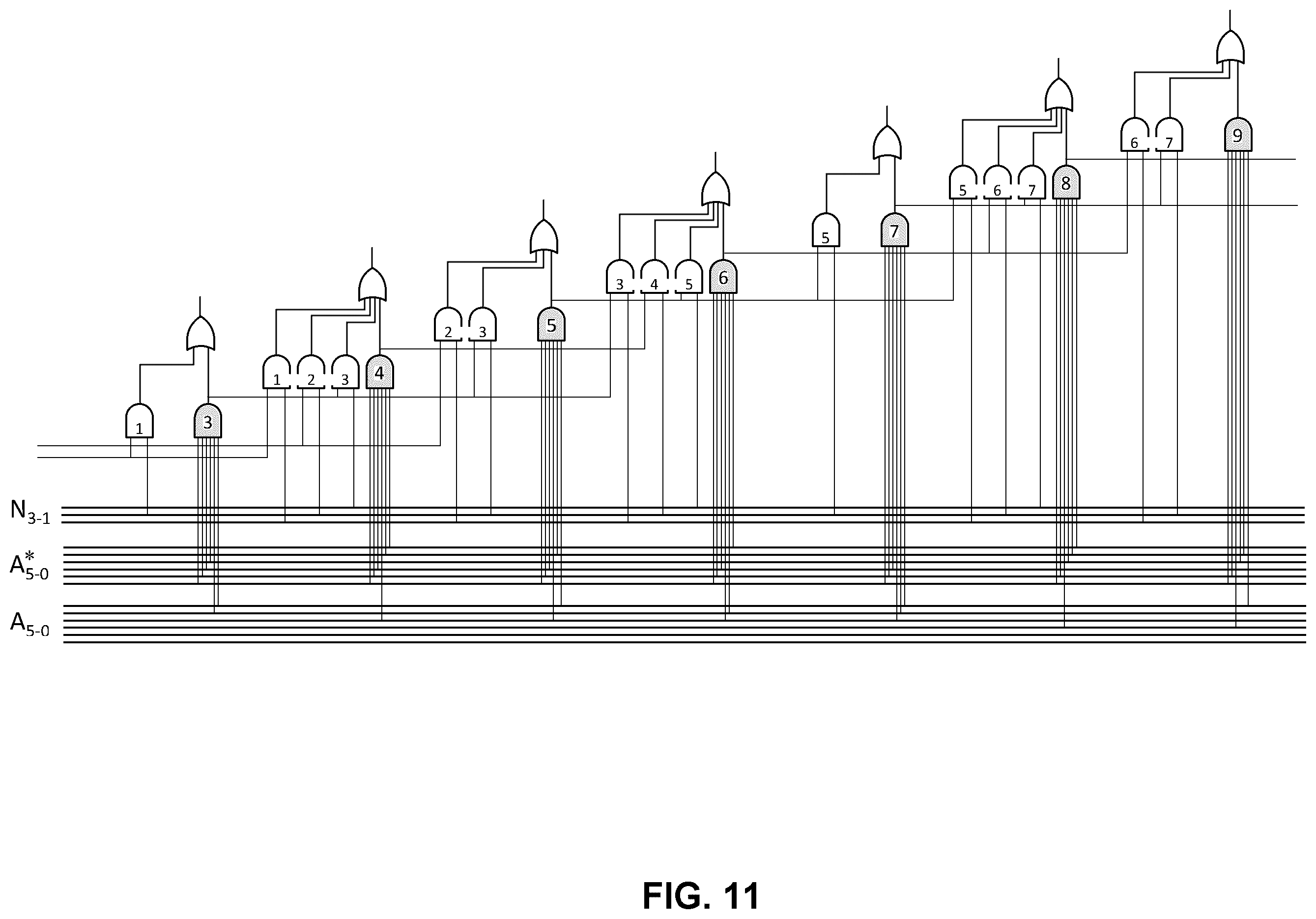 Patent US11815555 Figure 11 – Universal compactor architecture for testing circuits