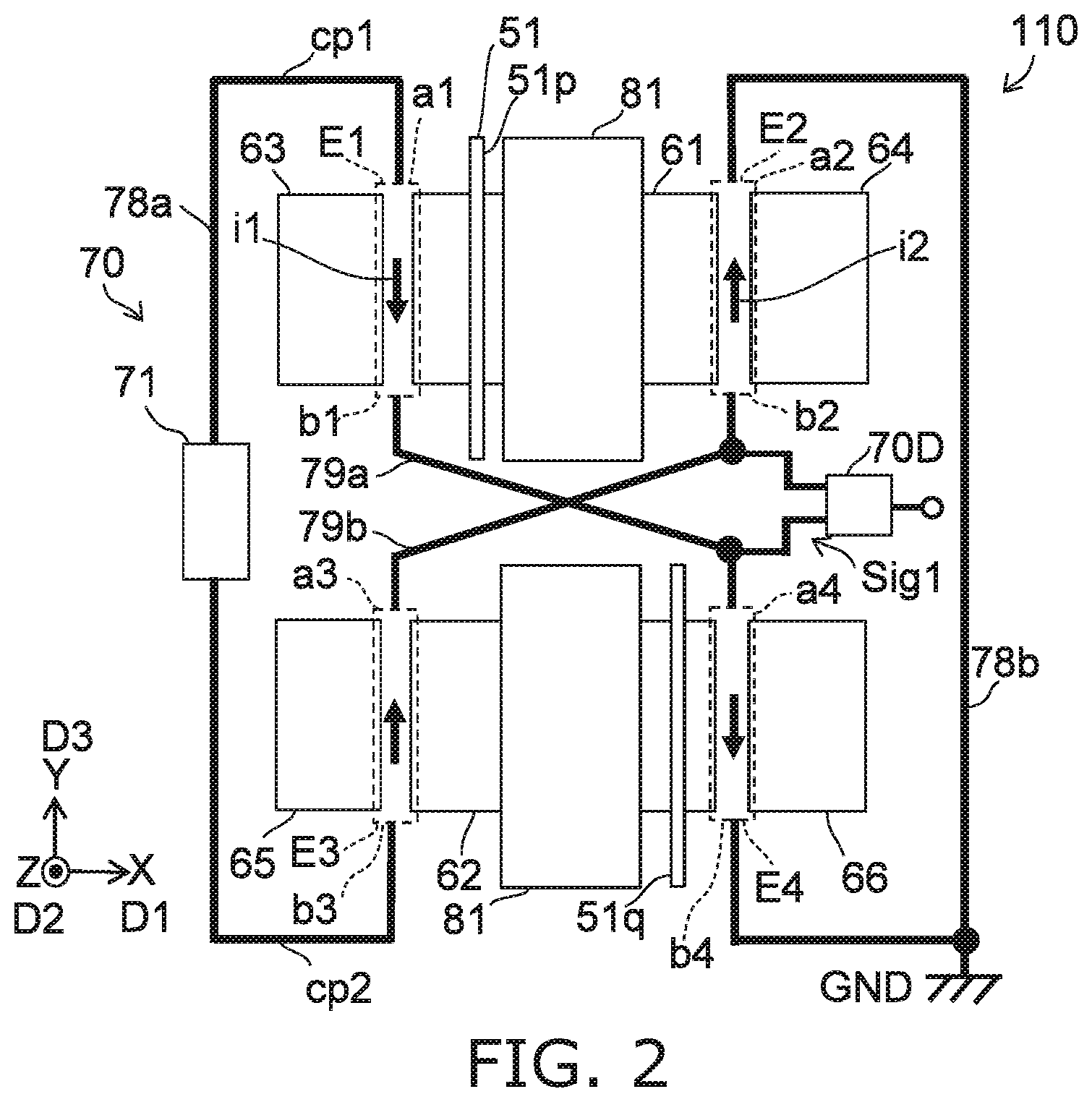 Patent US11815570 Figure 2 – Magnetic sensor and diagnostic device