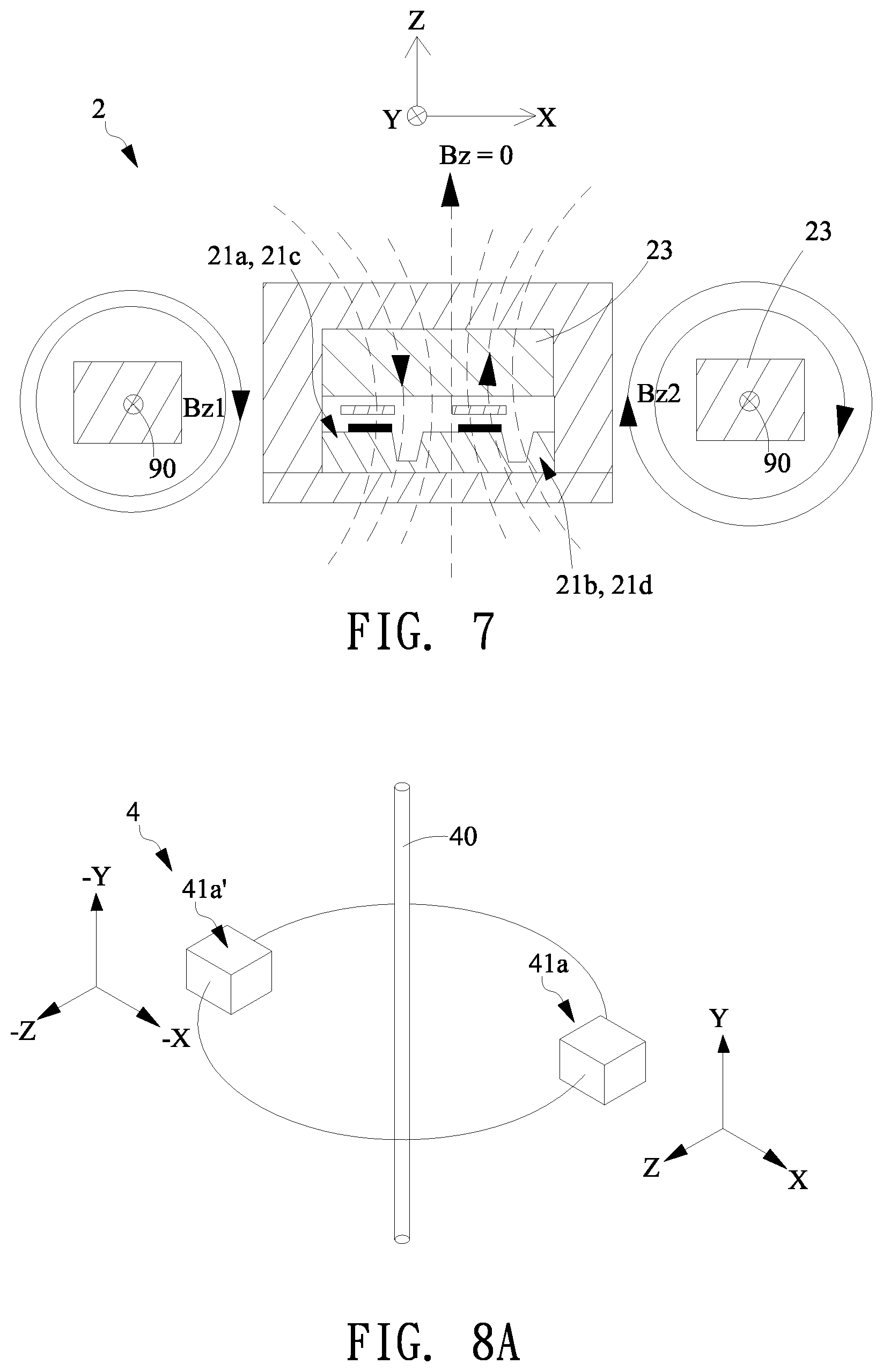 Patent US11815571 Figure 8 – Electric current sensor and sensing device