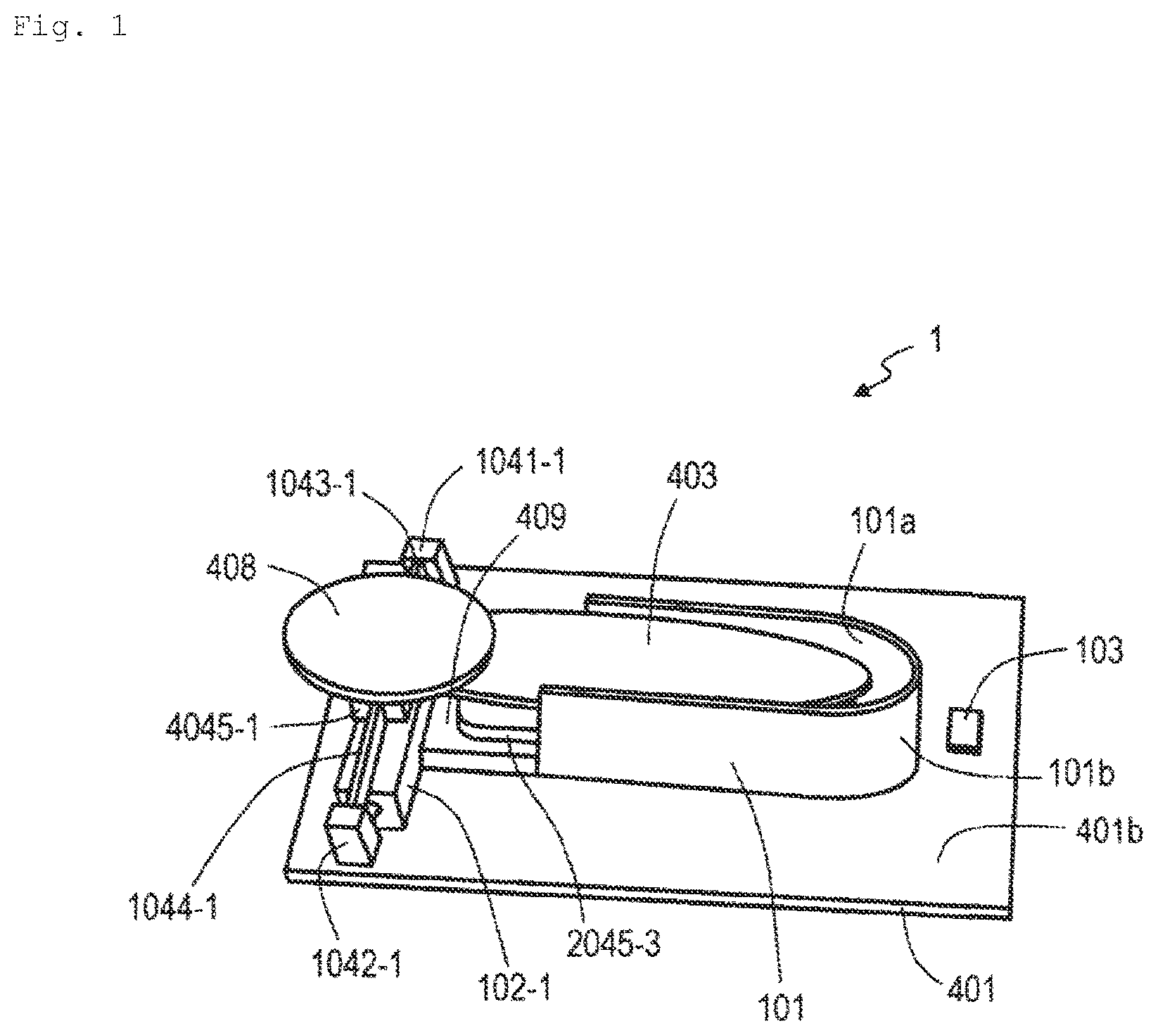 Patent US11815572 — Pseudo force sense generation apparatus — Figure 1