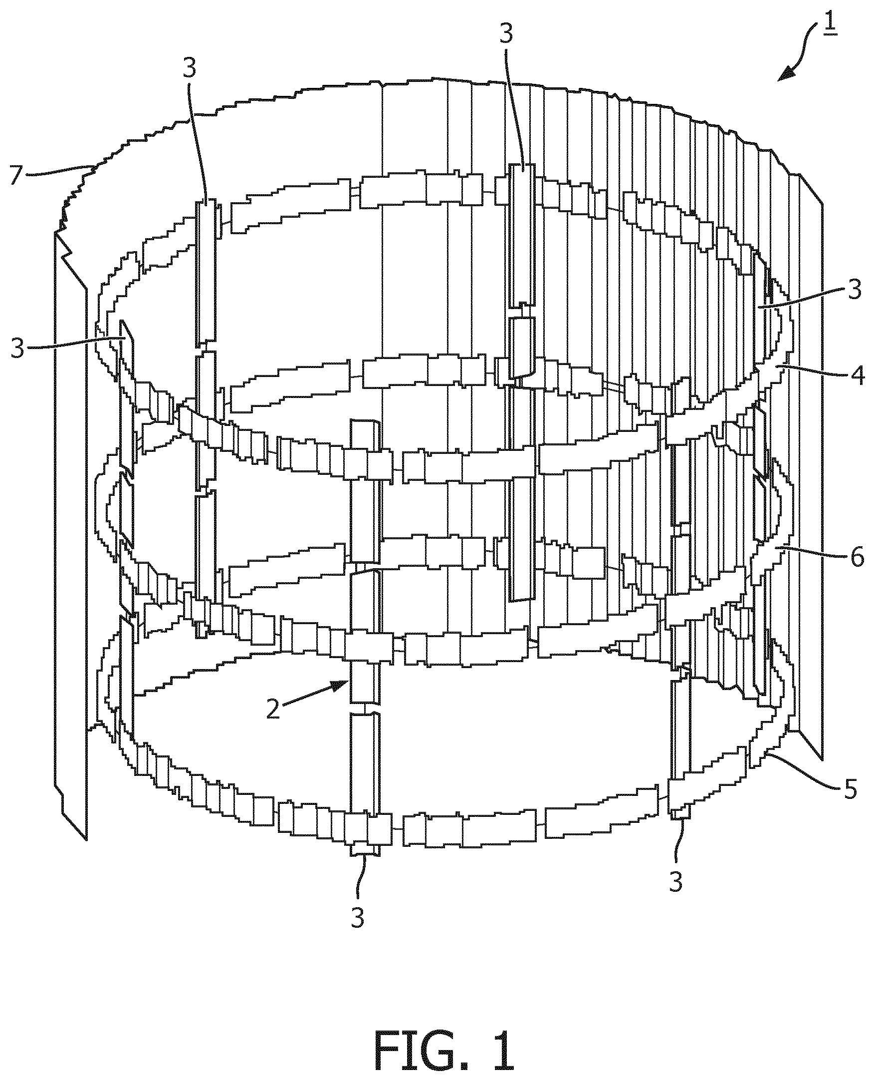 Patent US11815573 Figure 1 – Magnetic resonance volume coil with multiple independent transmit receive channels