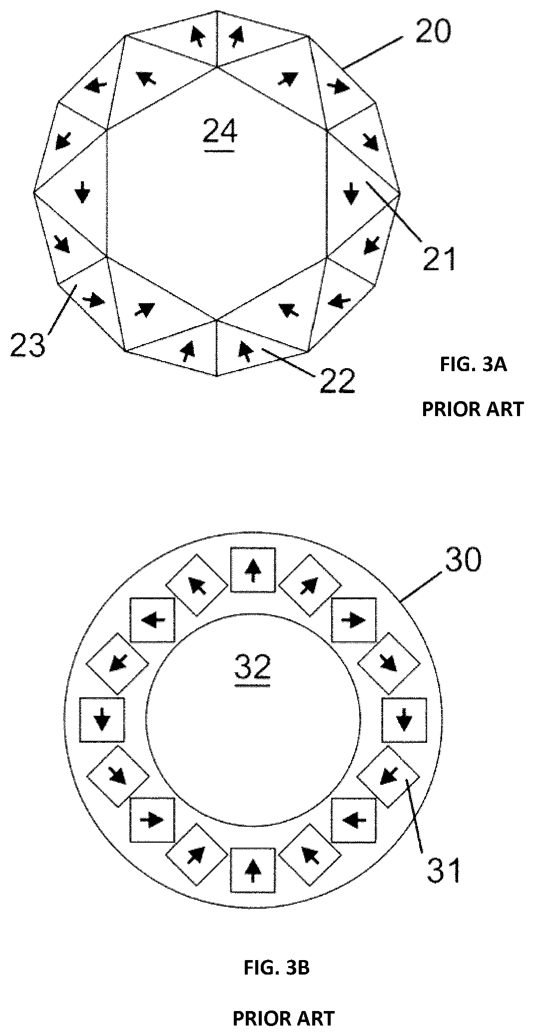 Patent US11815574 Figure 3 – Magnet configurations
