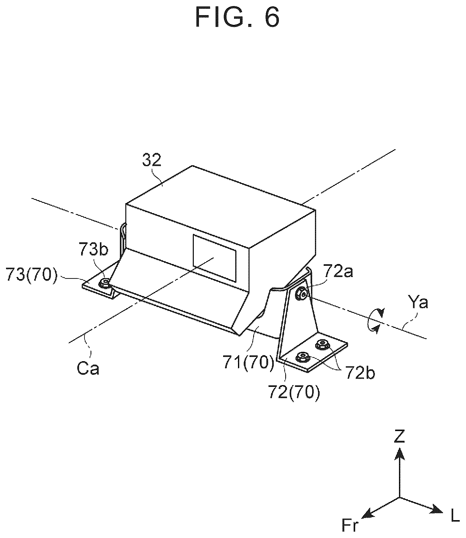 Patent US11815595 Figure 6 – Vehicle sensor mounting structure and vehicle sensor bracket set