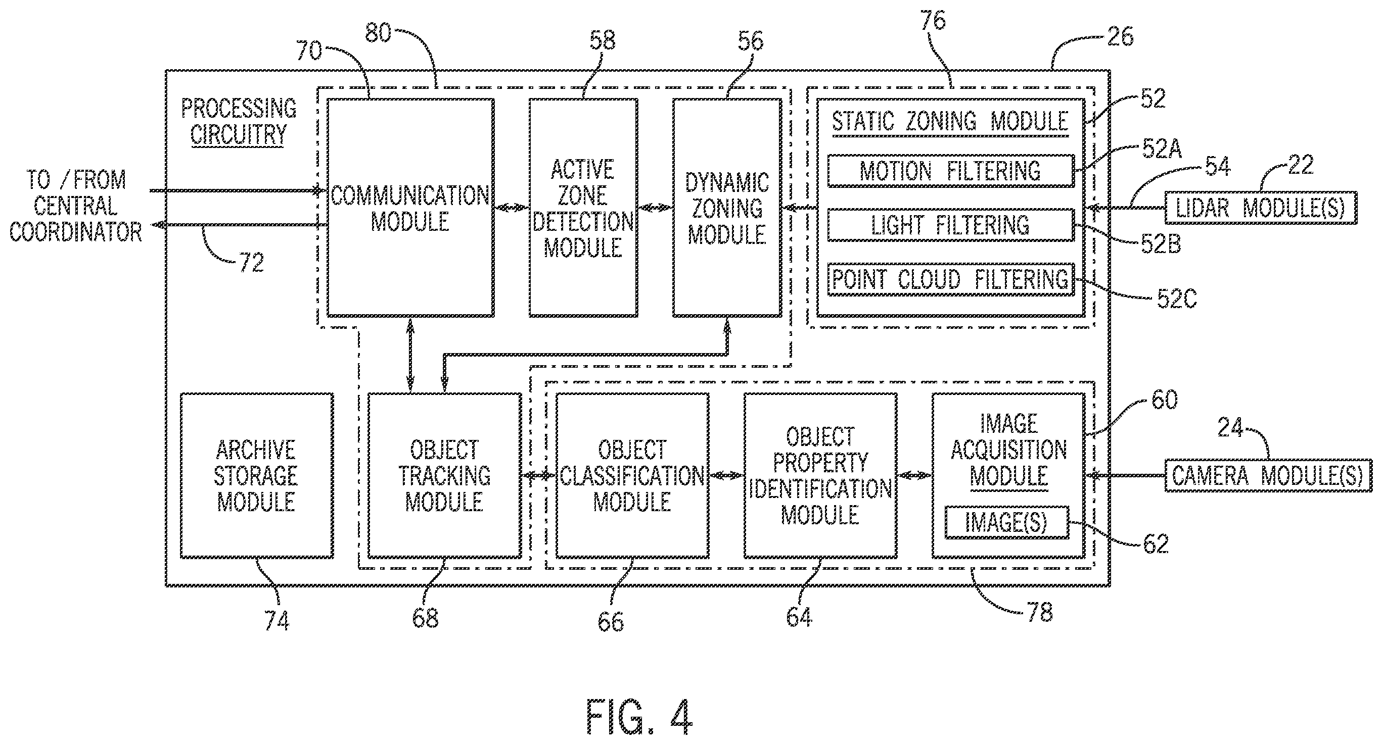 Patent US11815598 Figure 4 – Anti-collision and motion monitoring, control, and alerting systems and methods
