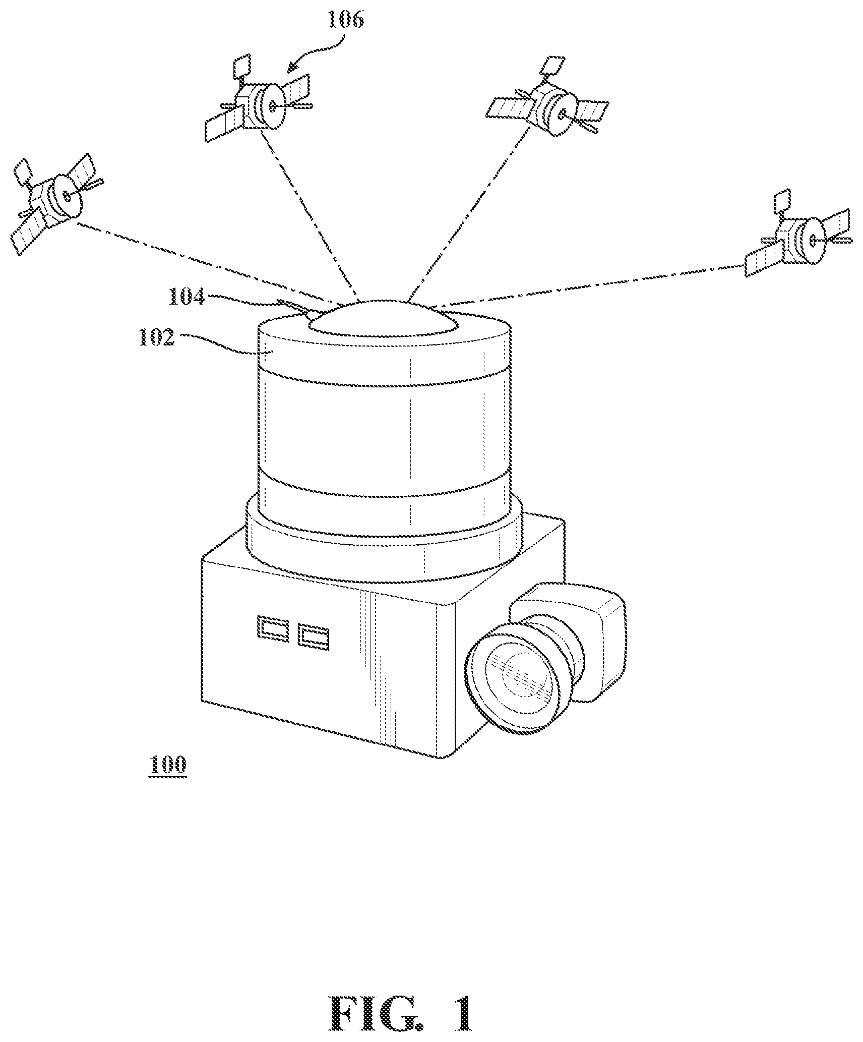 Patent US11815601 Figure 1 – Methods and systems for geo-referencing mapping systems