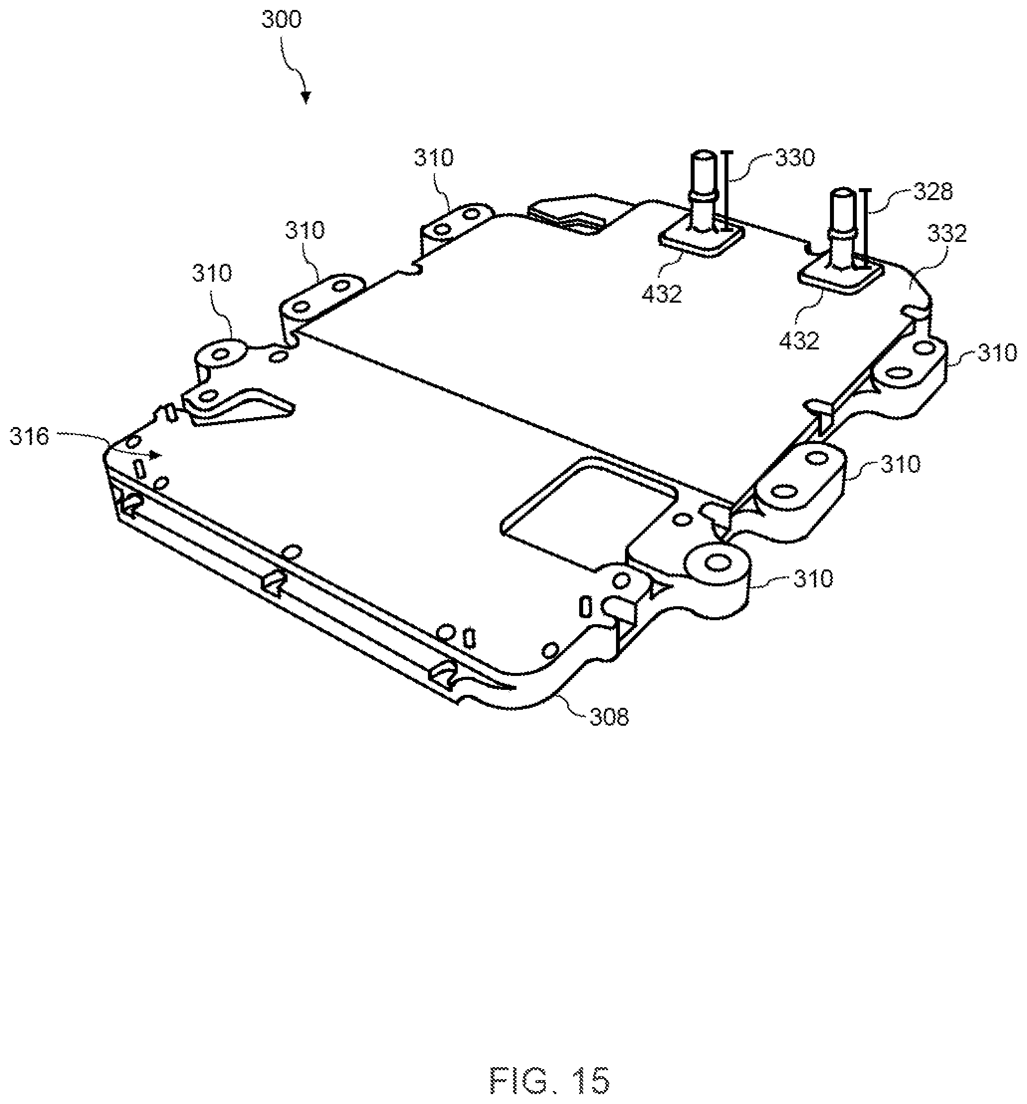 Patent US11815606 Figure 15 – Light detection and ranging (LIDAR) system having a liquid cooled cold plate