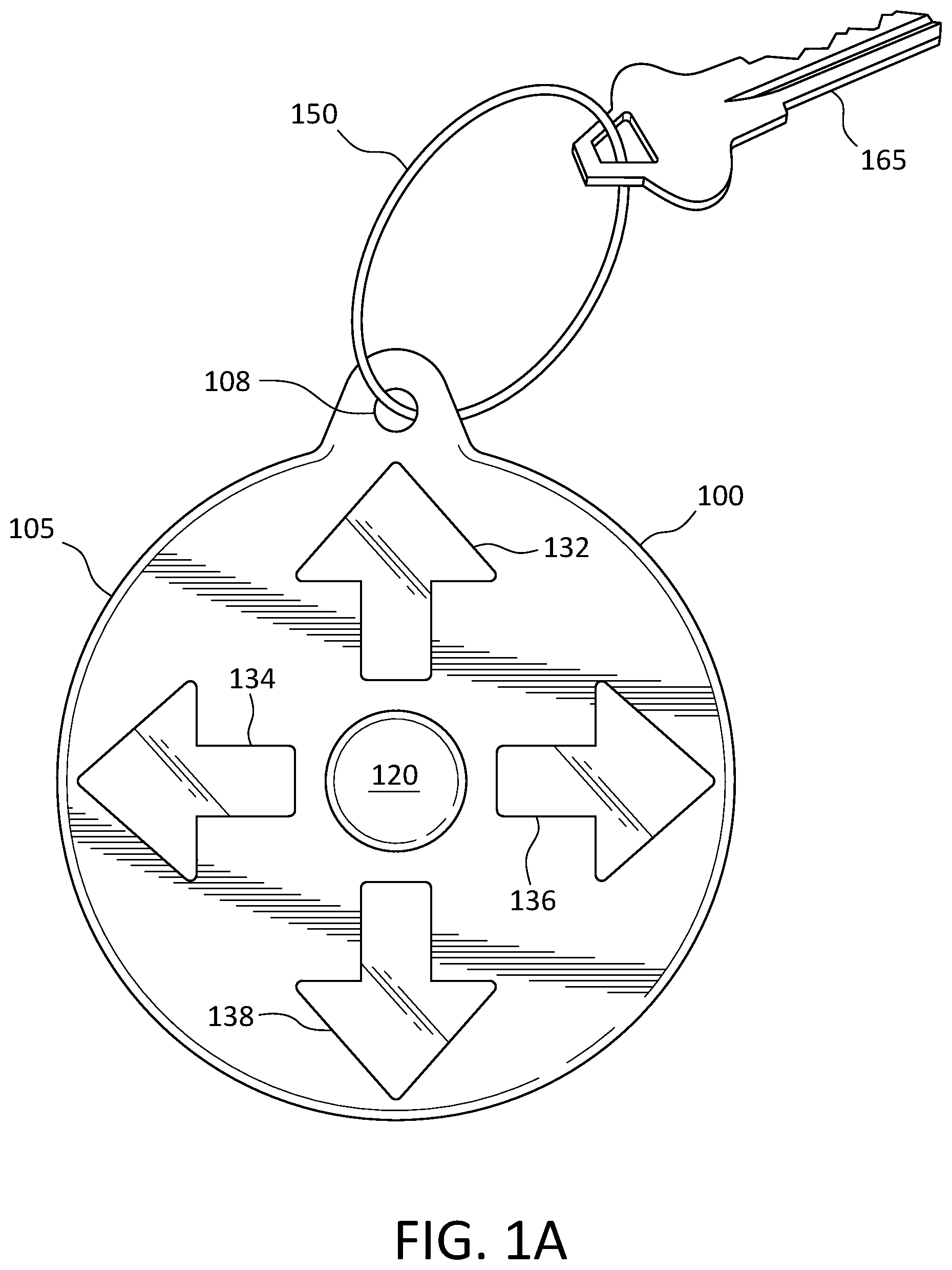 Patent US11815610 Figure 1 – Device, system, and method for determining a location of a vehicle
