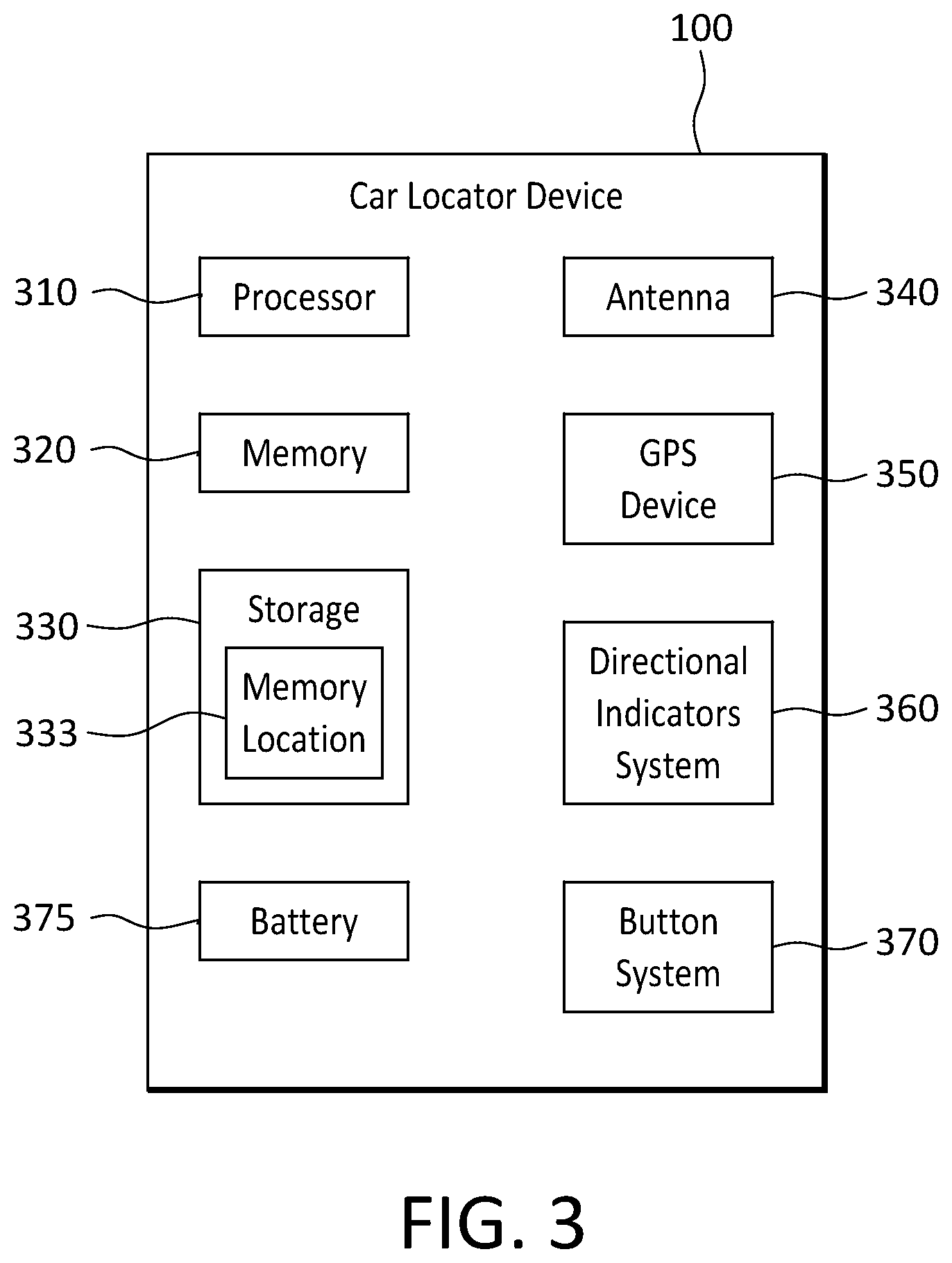 Patent US11815610 Figure 6 – Device, system, and method for determining a location of a vehicle