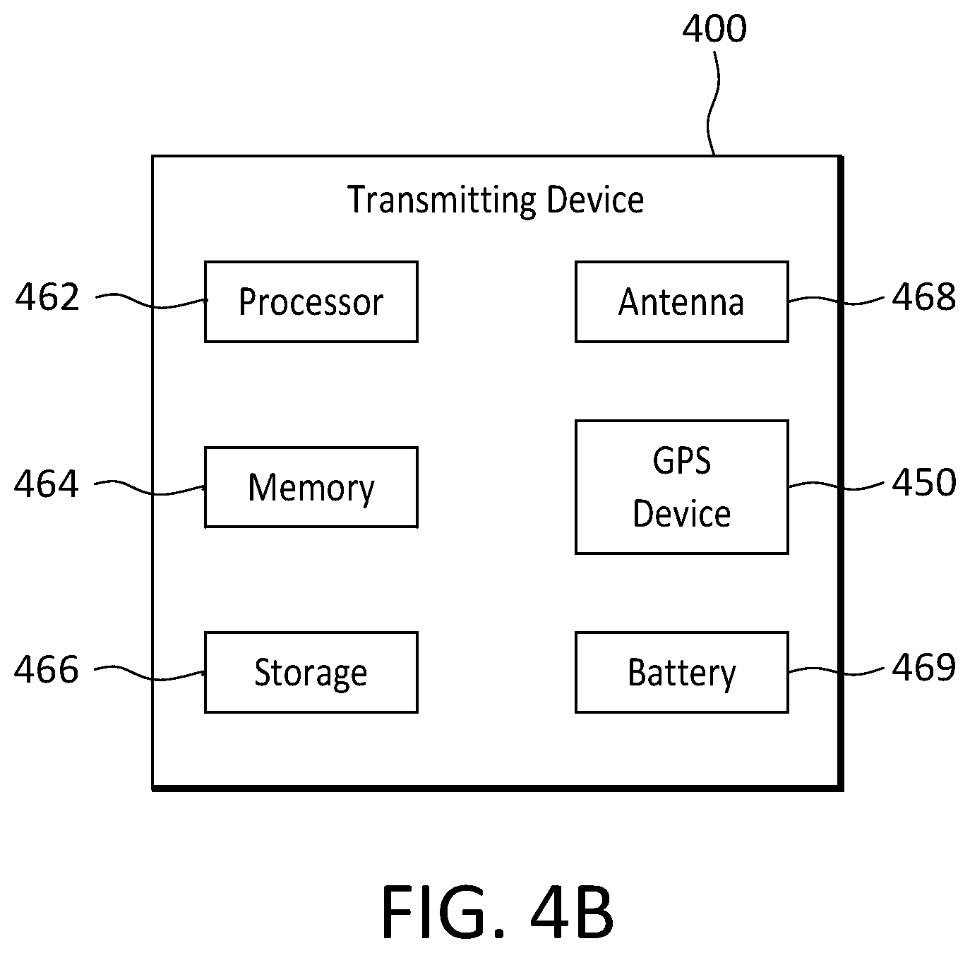 Patent US11815610 Figure 8 – Device, system, and method for determining a location of a vehicle