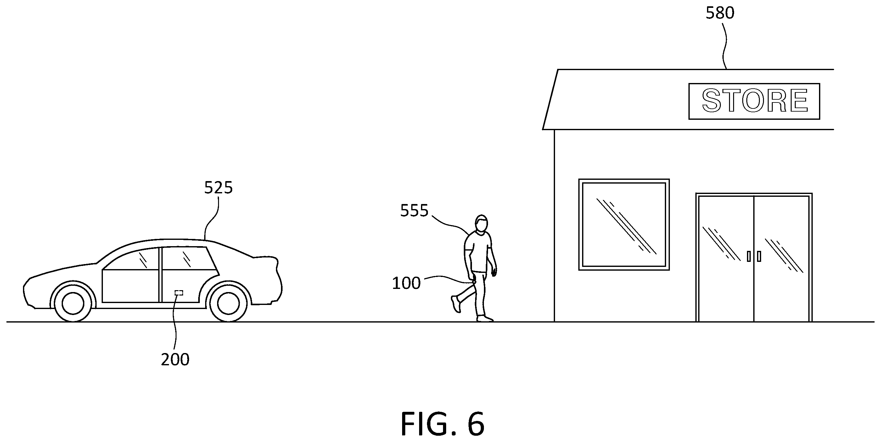Patent US11815610 Figure 10 – Device, system, and method for determining a location of a vehicle