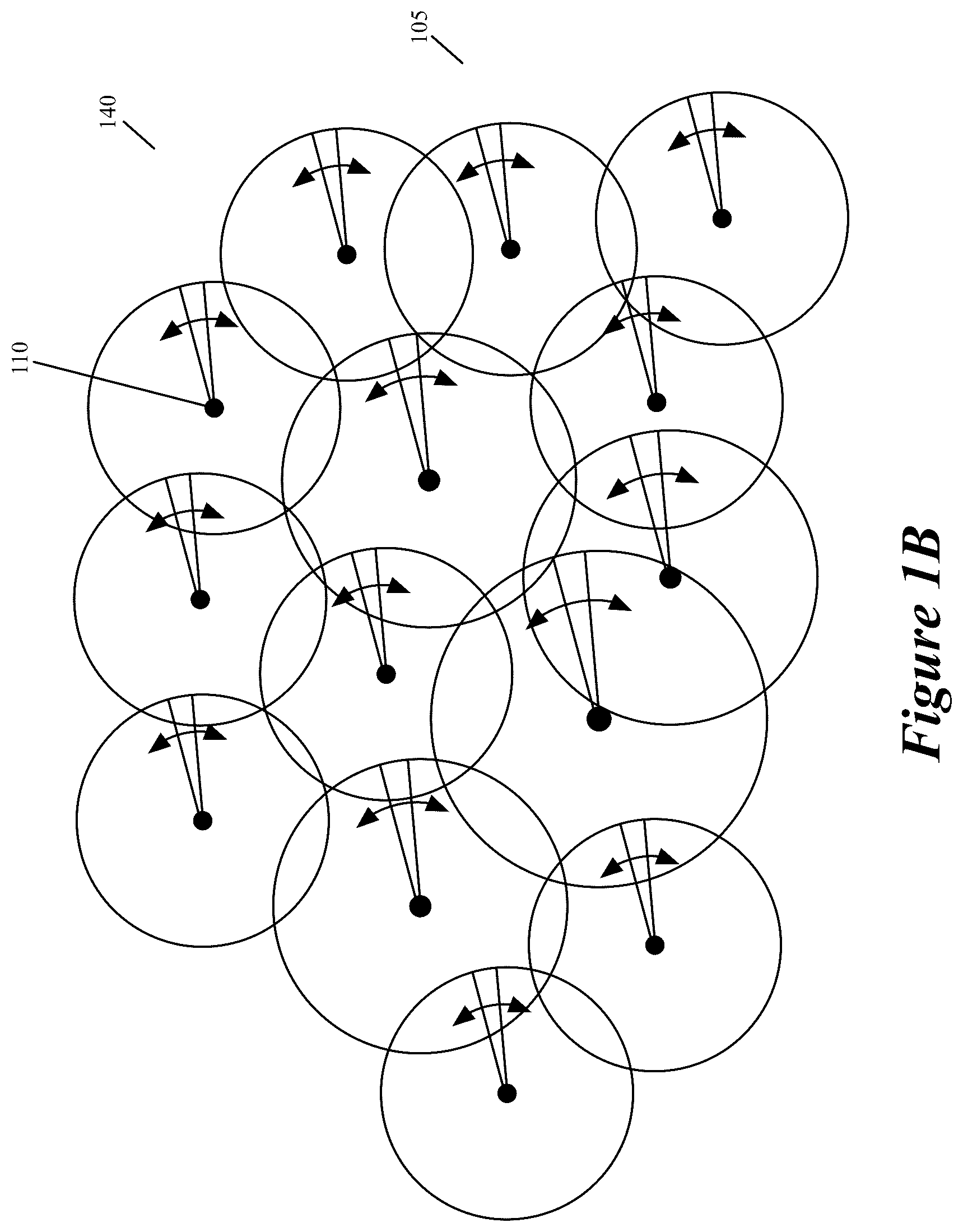 Patent US11815619 Figure 2 – Radar configuration using stationary feed horn, signal generator, and reflector