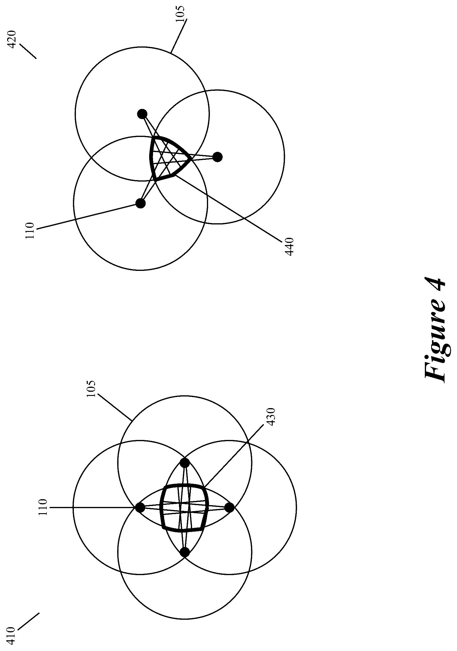 Patent US11815619 Figure 5 – Radar configuration using stationary feed horn, signal generator, and reflector