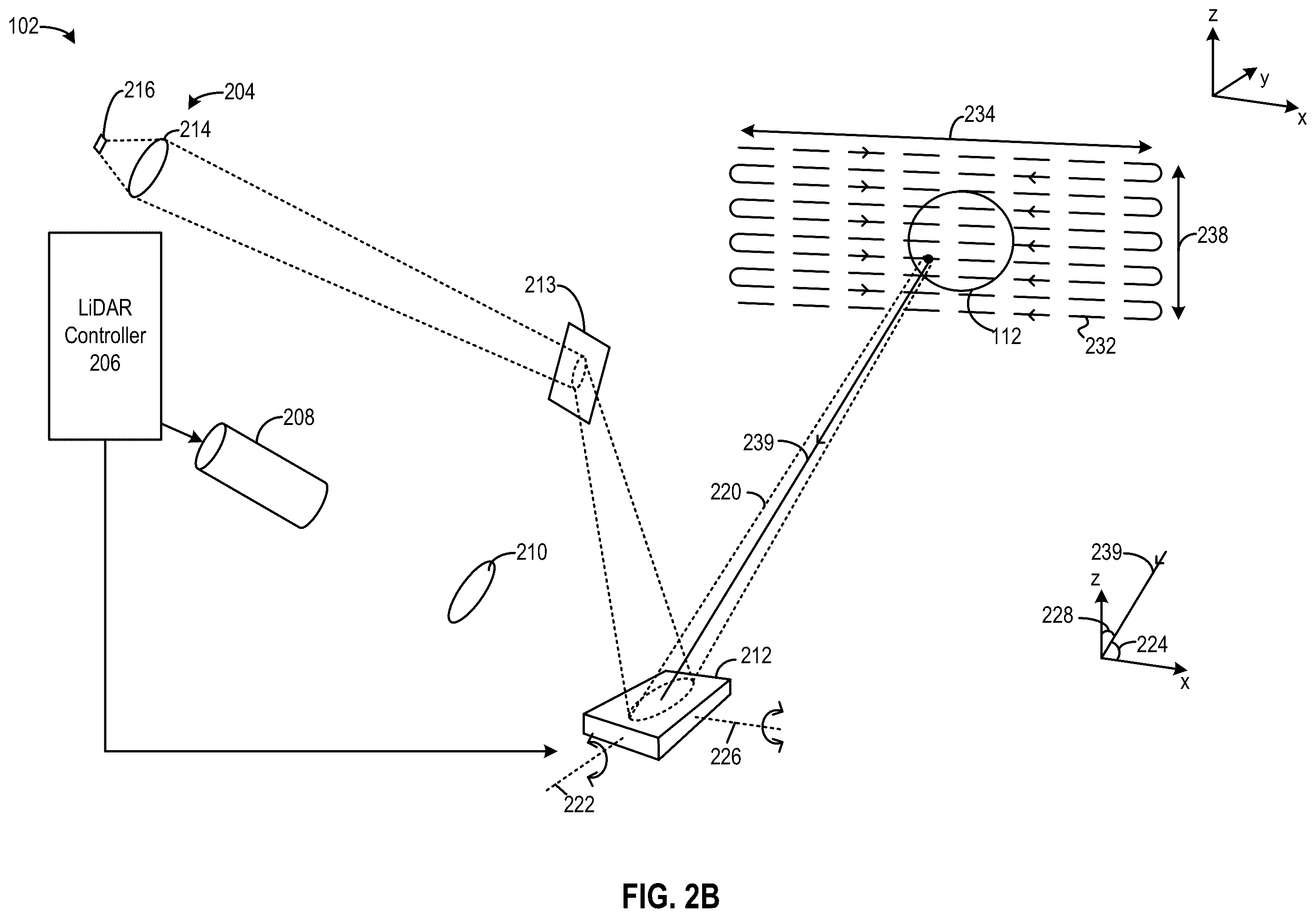 Patent US11815627 Figure 3 – Mirror assembly for light steering with reduced finger thickness