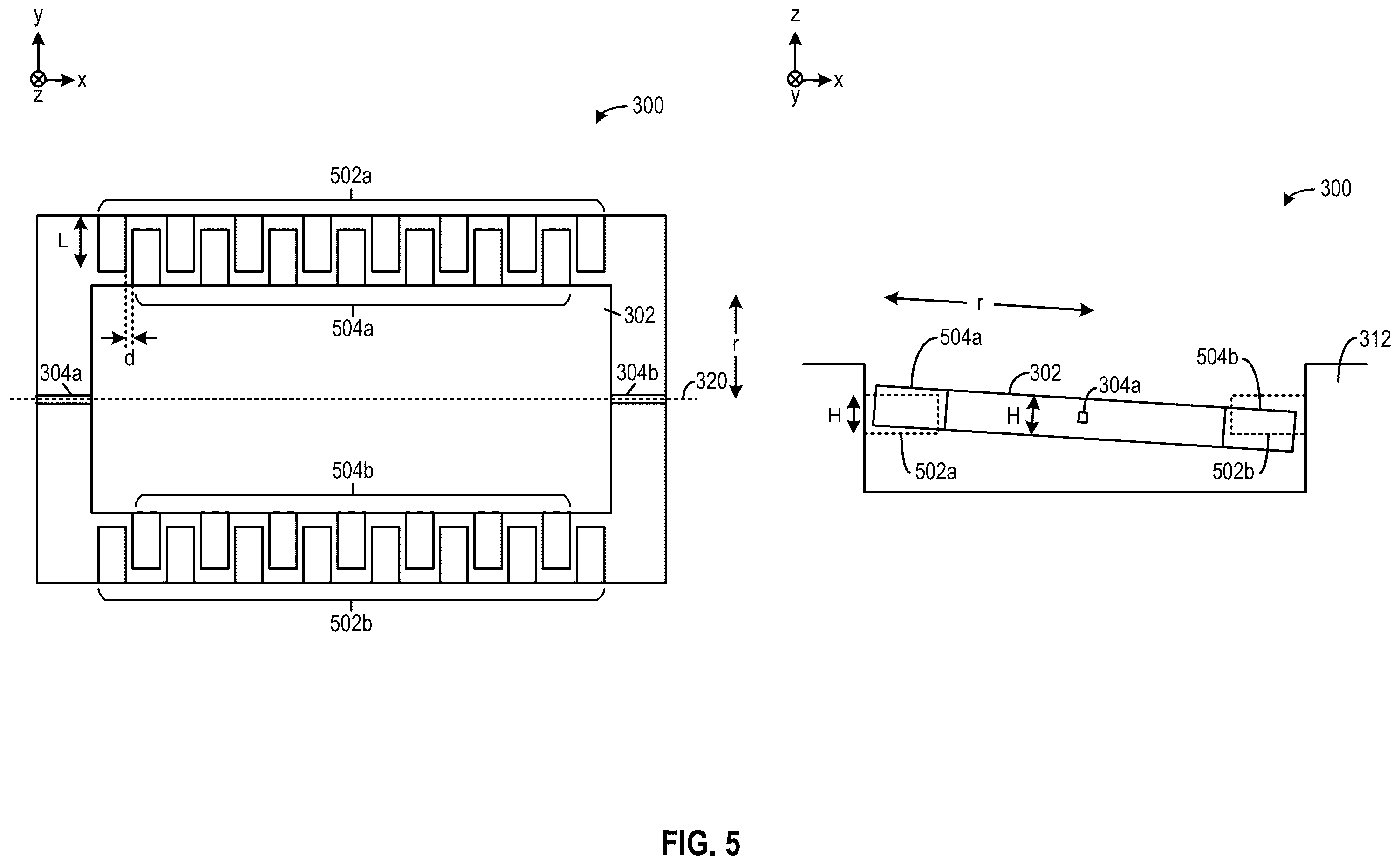 Patent US11815627 Figure 14 – Mirror assembly for light steering with reduced finger thickness