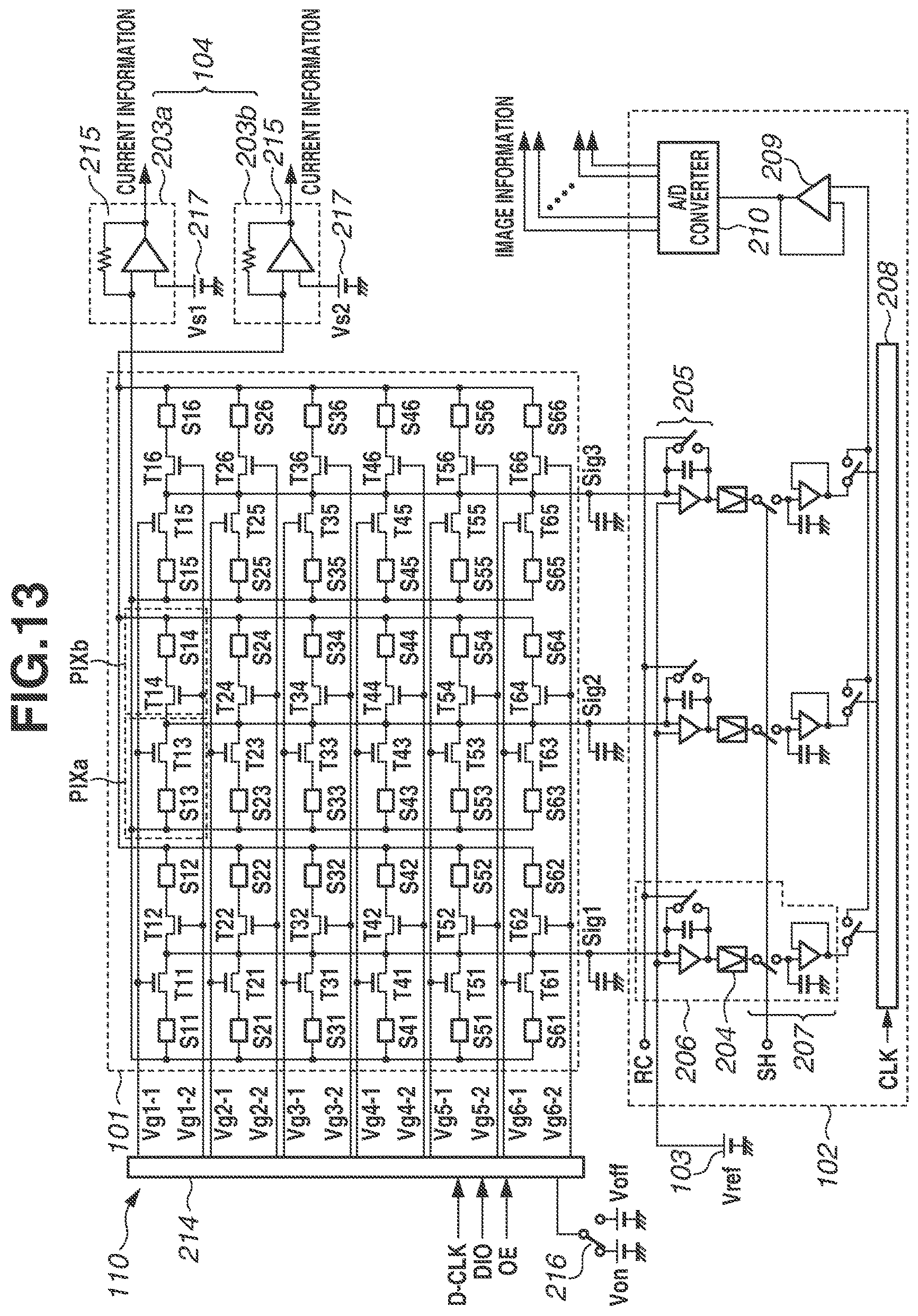 Patent US11815635 Figure 13 – Radiographic apparatus and radiographic system