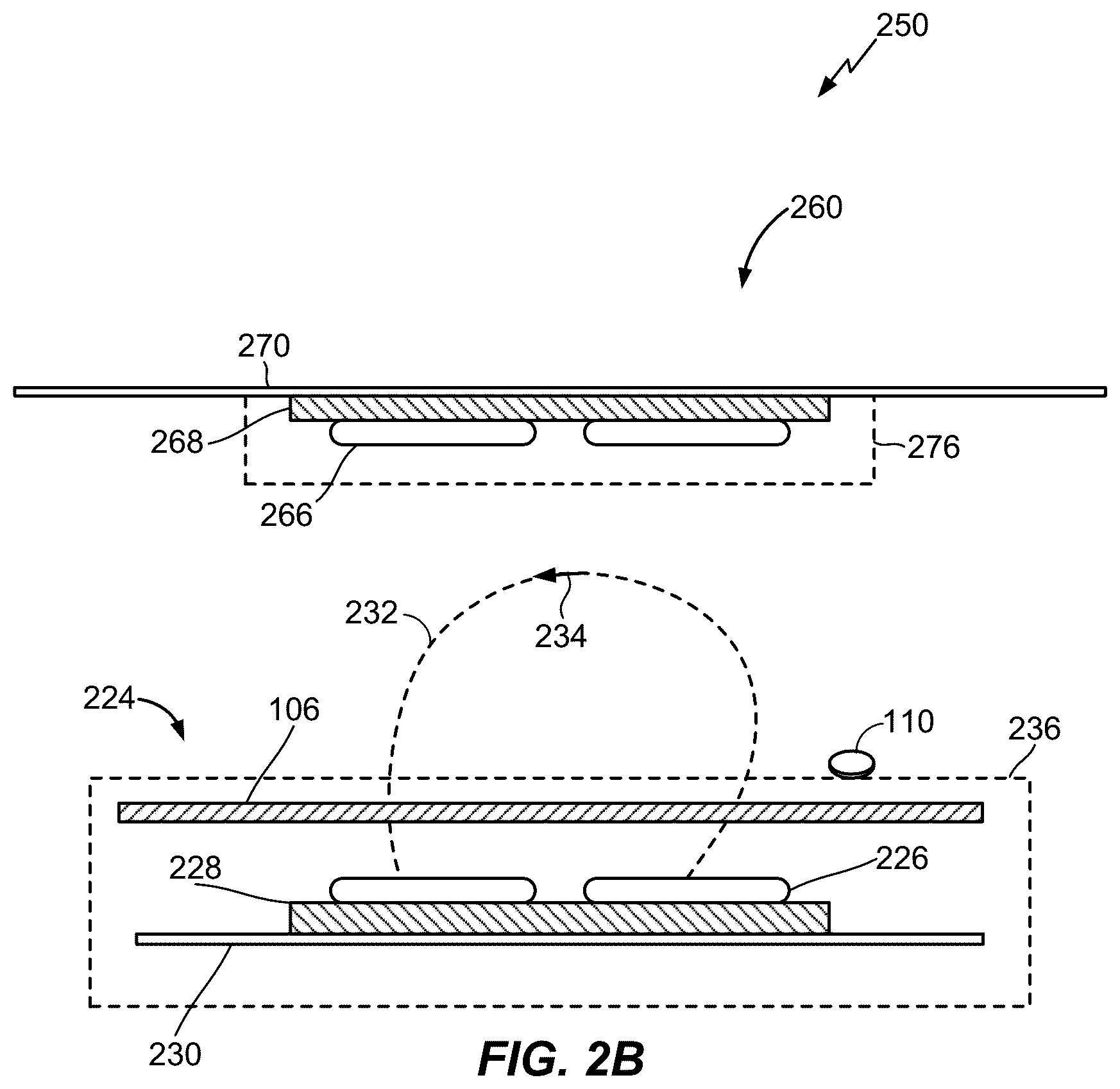 Patent US11815644 Figure 3 – Foreign object detection circuit using mutual impedance sensing