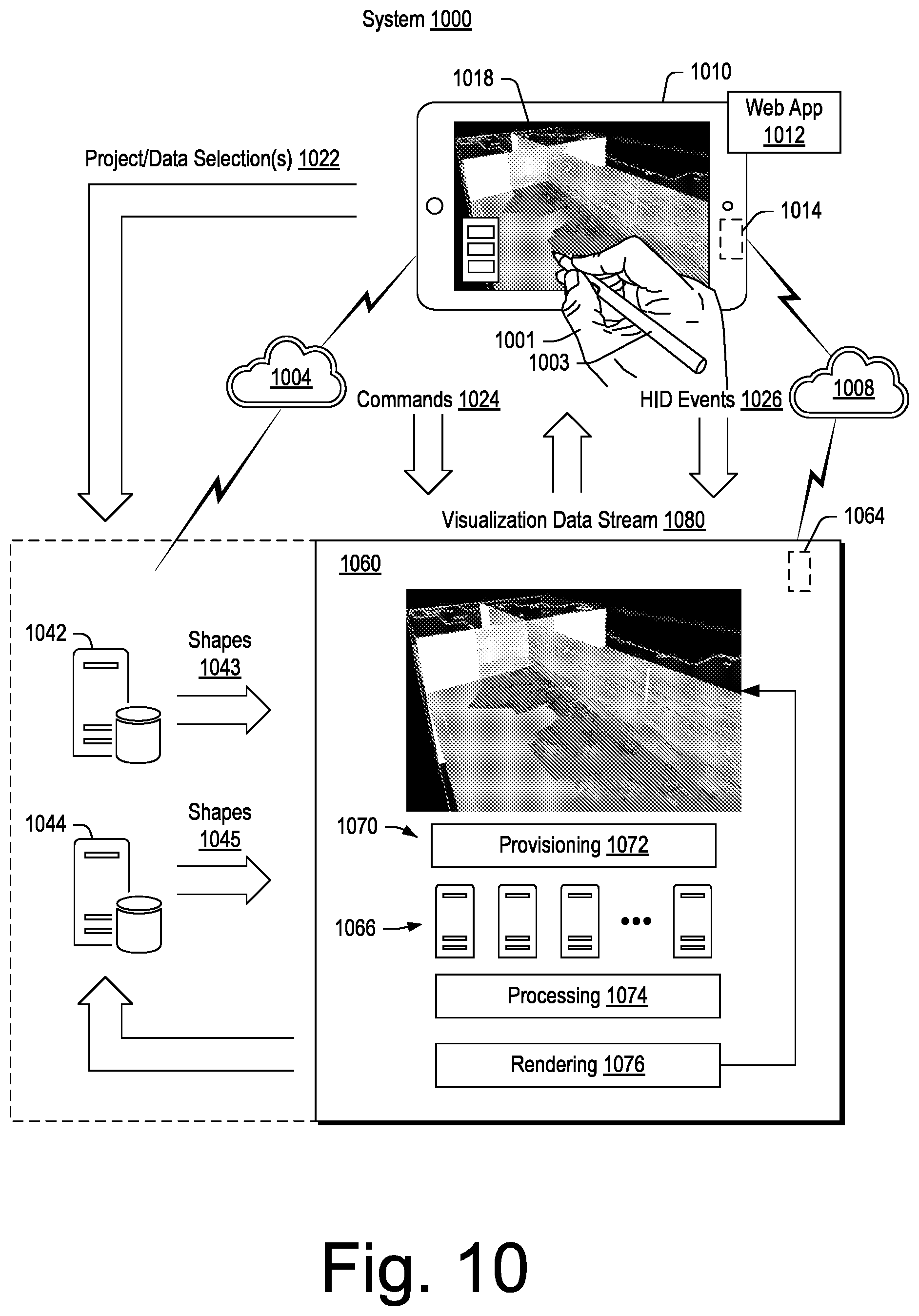 Patent US11815651 Figure 10 – Geologic model and property visualization system