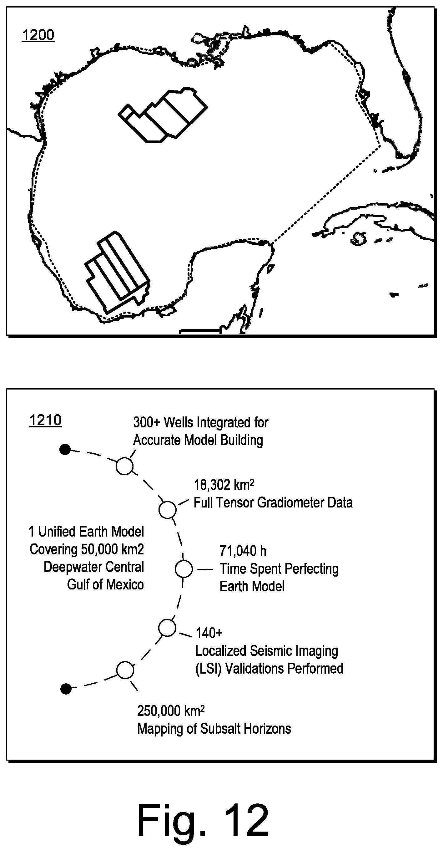 Patent US11815651 Figure 12 – Geologic model and property visualization system