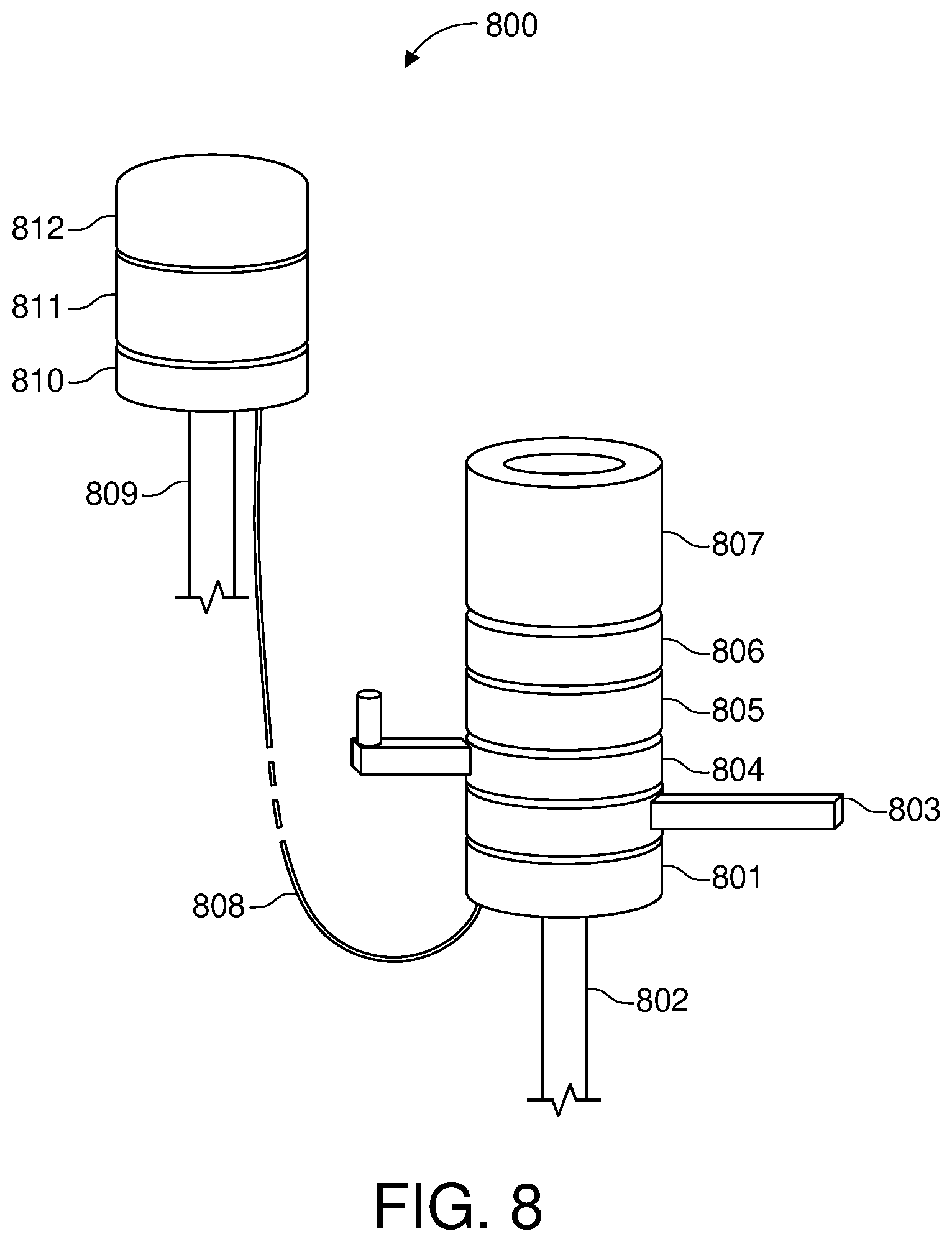 Patent US11815653 Figure 8 – Modular weather sensing system and method