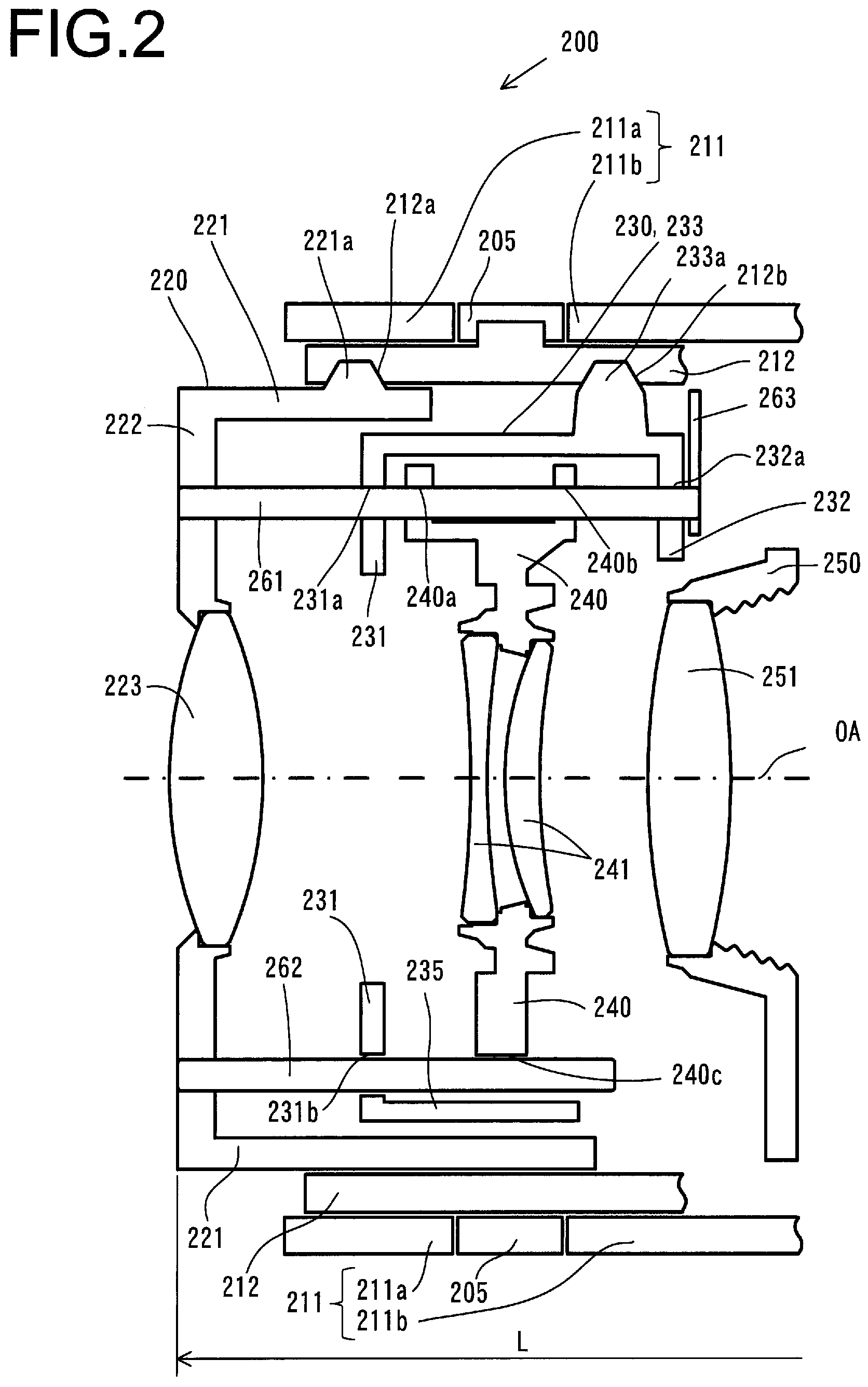 Patent US11815654 Figure 2 – Lens barrel and image capturing device