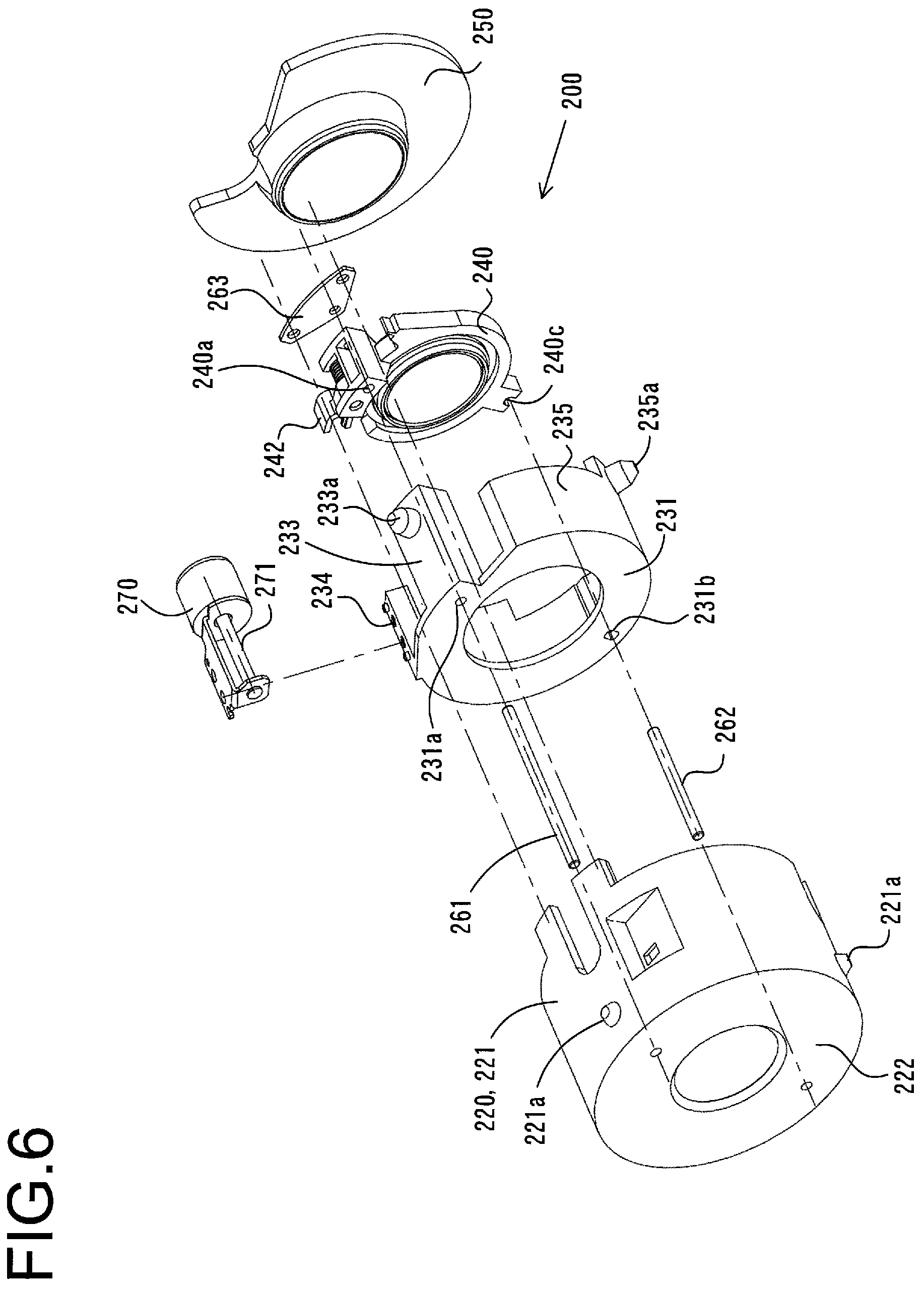 Patent US11815654 Figure 6 – Lens barrel and image capturing device