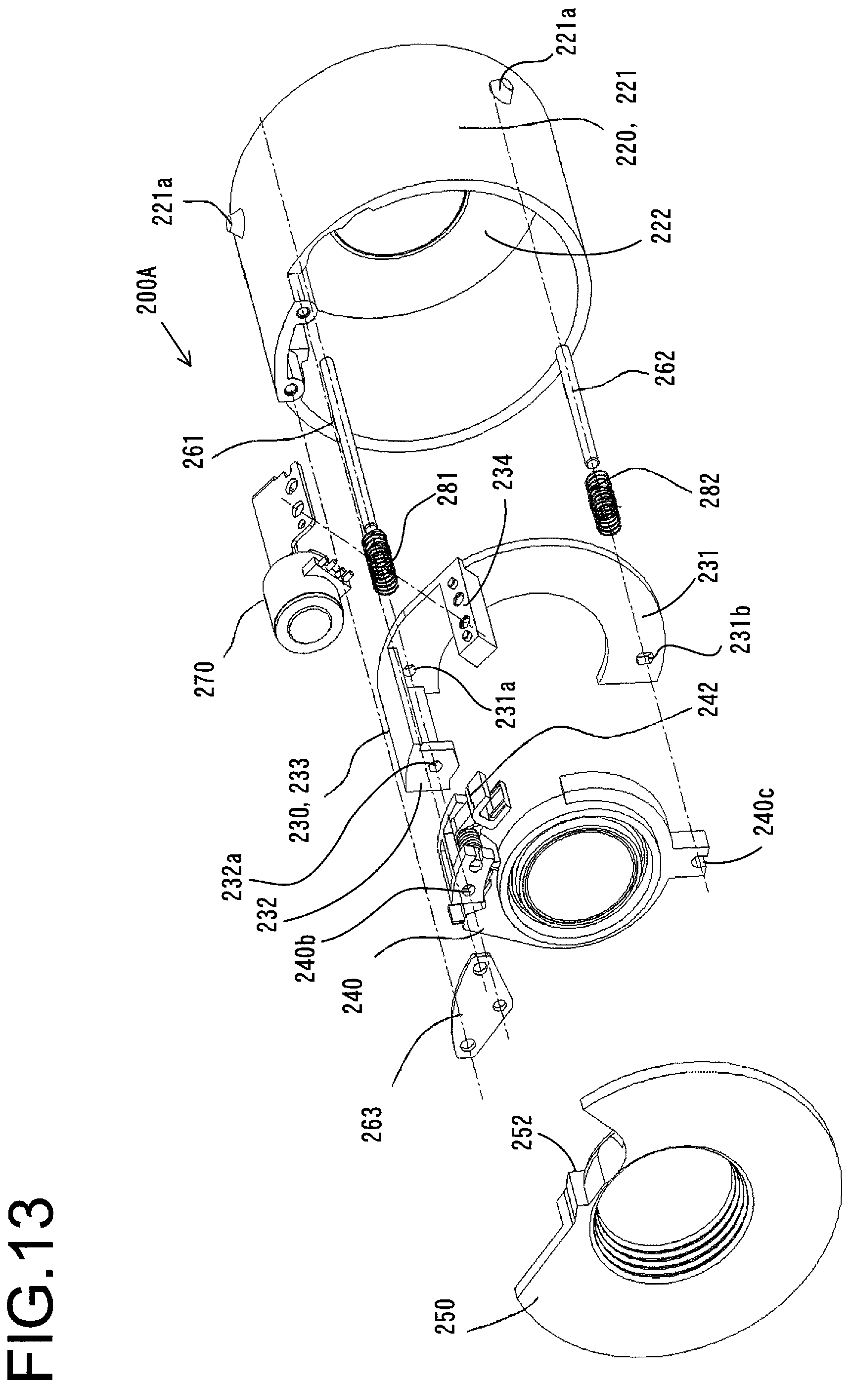 Patent US11815654 Figure 13 – Lens barrel and image capturing device