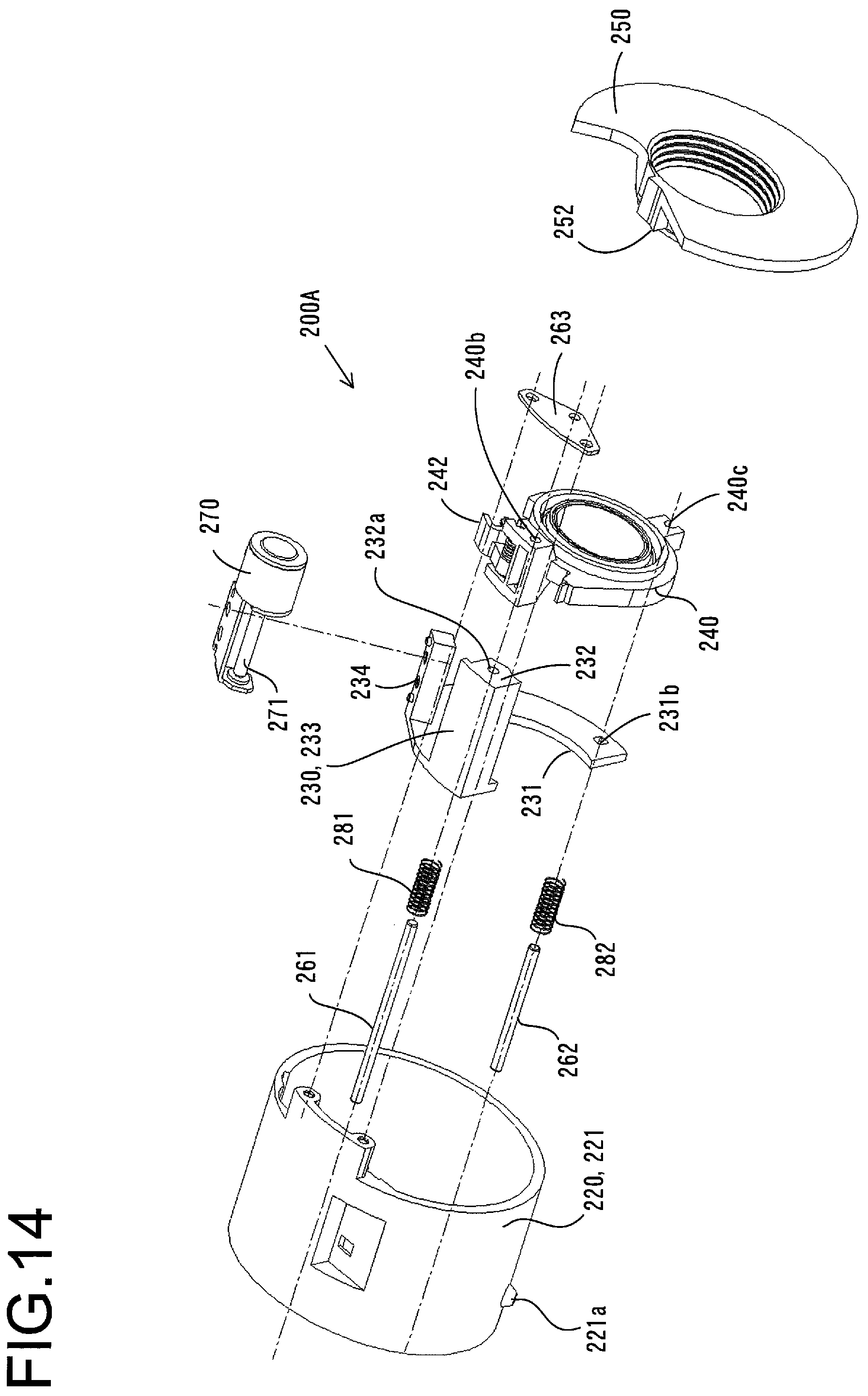 Patent US11815654 Figure 14 – Lens barrel and image capturing device