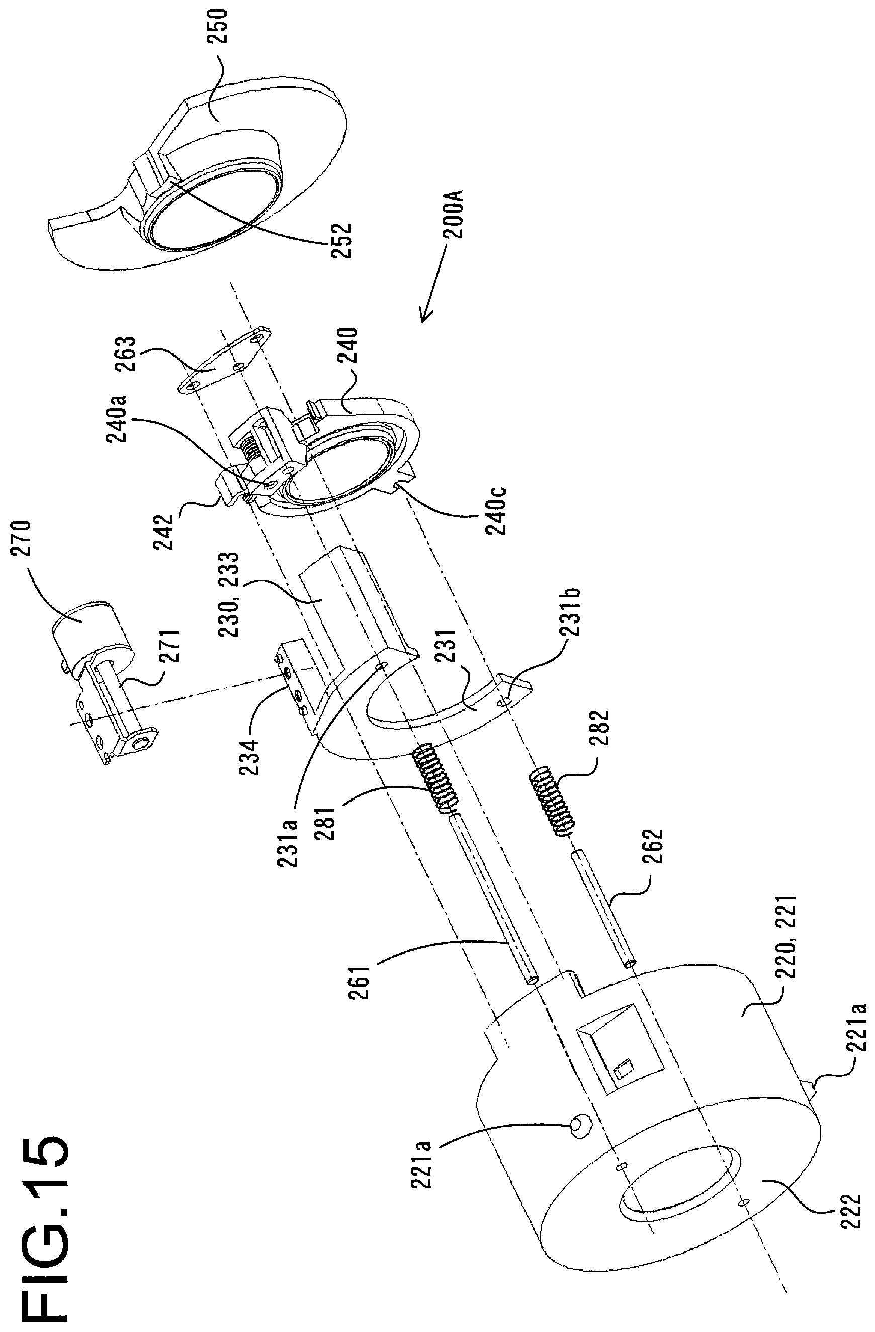 Patent US11815654 Figure 15 – Lens barrel and image capturing device