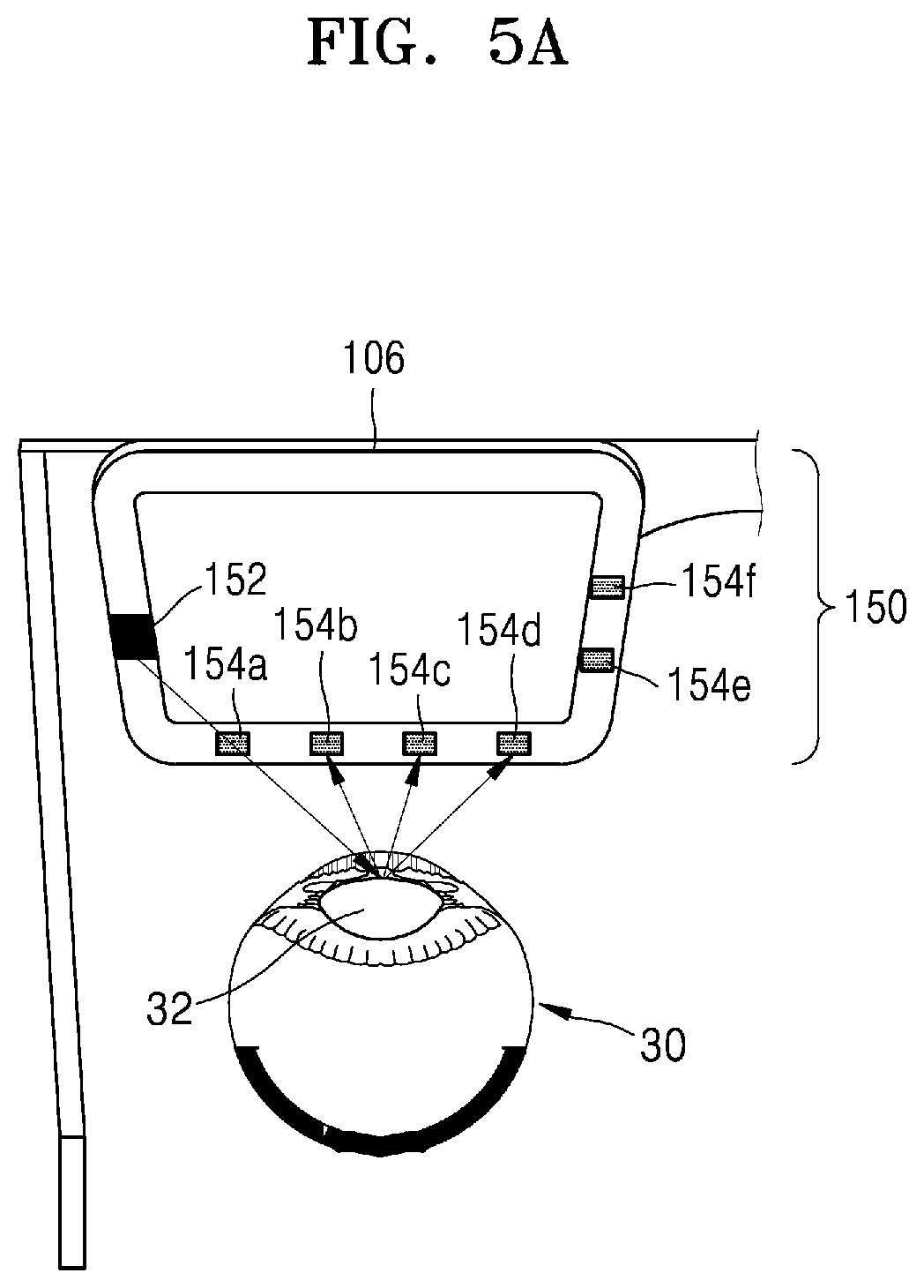 Patent US11815655 Figure 5 – Augmented reality device for adjusting focus region according to direction of user's view and operating method of the same