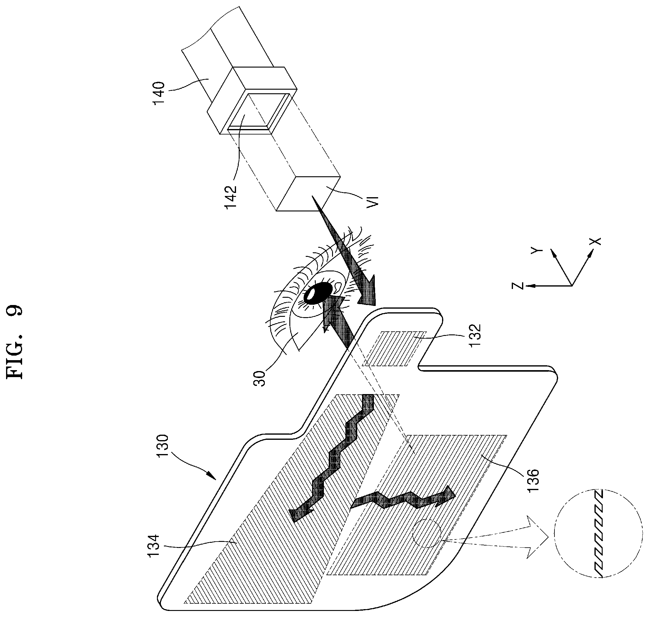 Patent US11815655 Figure 14 – Augmented reality device for adjusting focus region according to direction of user's view and operating method of the same