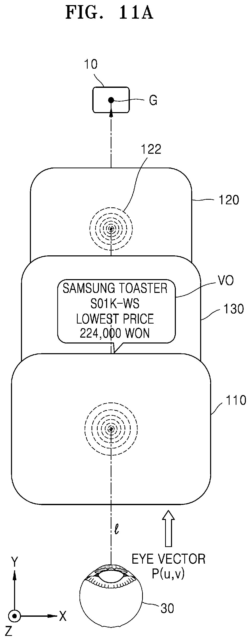 Patent US11815655 Figure 17 – Augmented reality device for adjusting focus region according to direction of user's view and operating method of the same