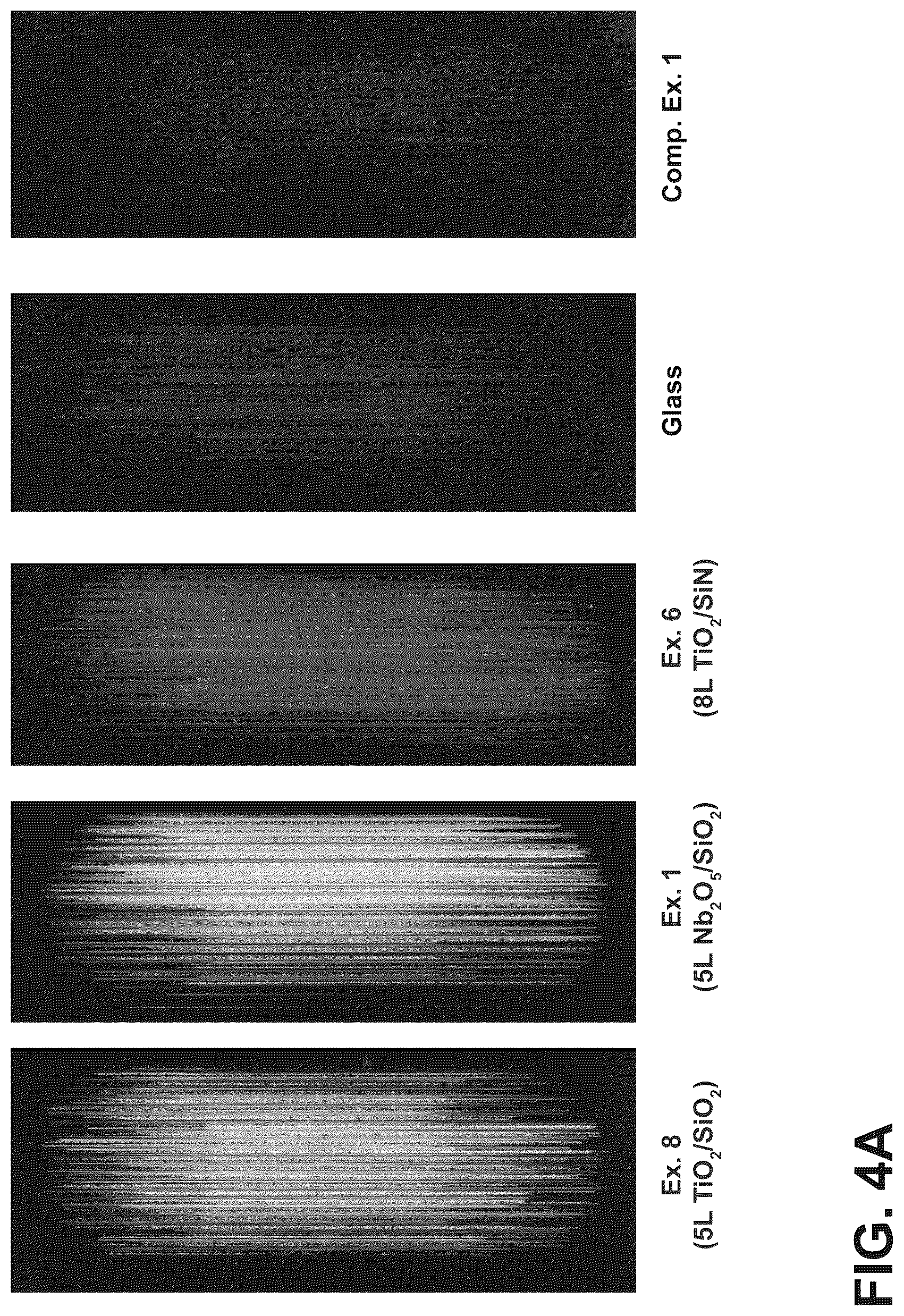 Patent US11815657 Figure 5 – Low reflectance, anti-reflective film structures with controlled color and articles with the same