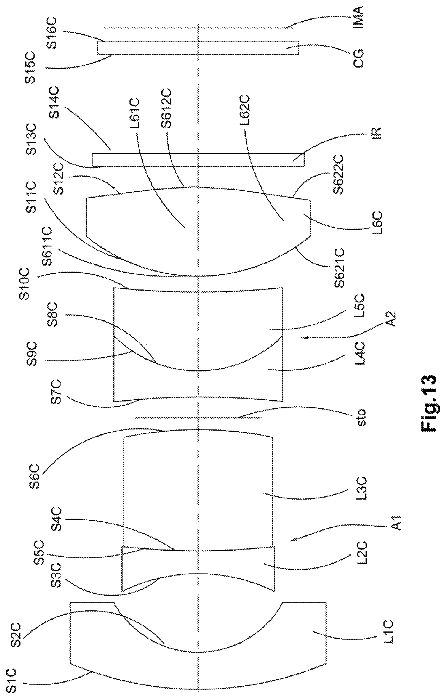 Patent US11815664 Figure 10 – Optical imaging lens and lens assembly